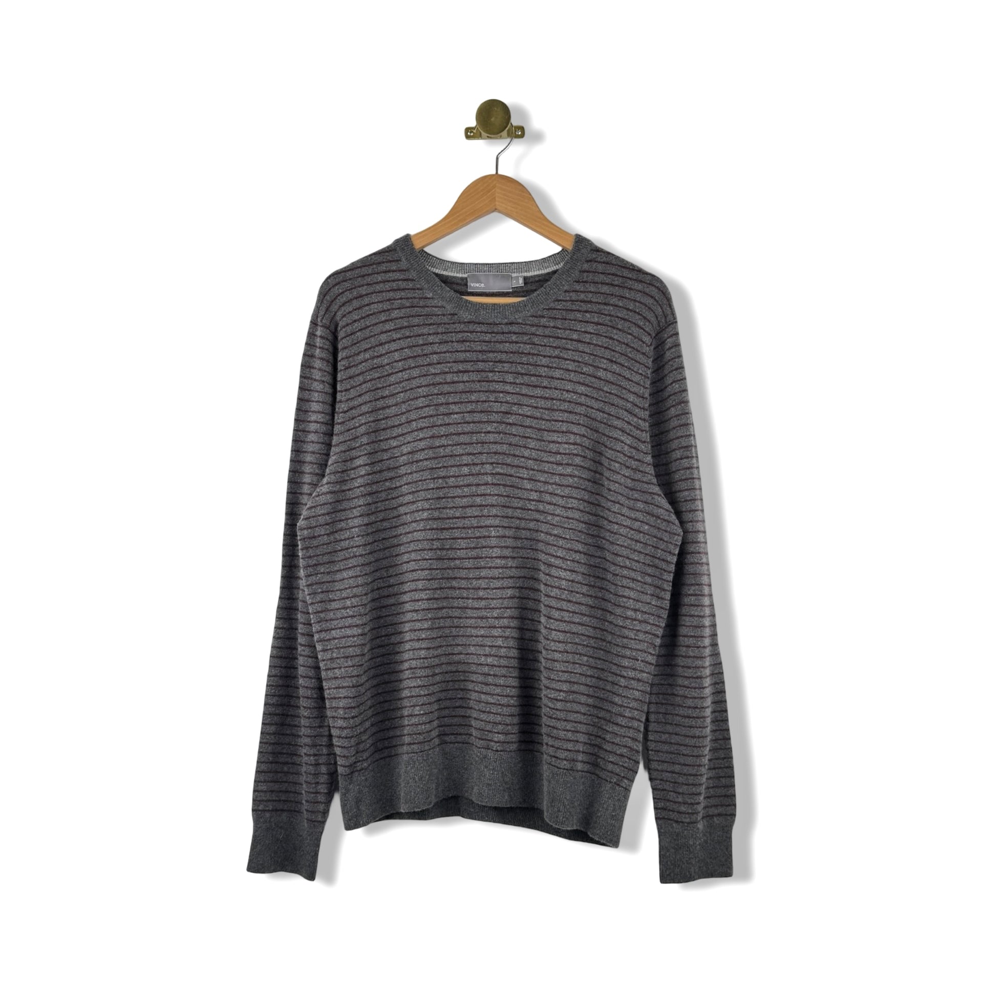 Vince Striped Crewneck Sweater