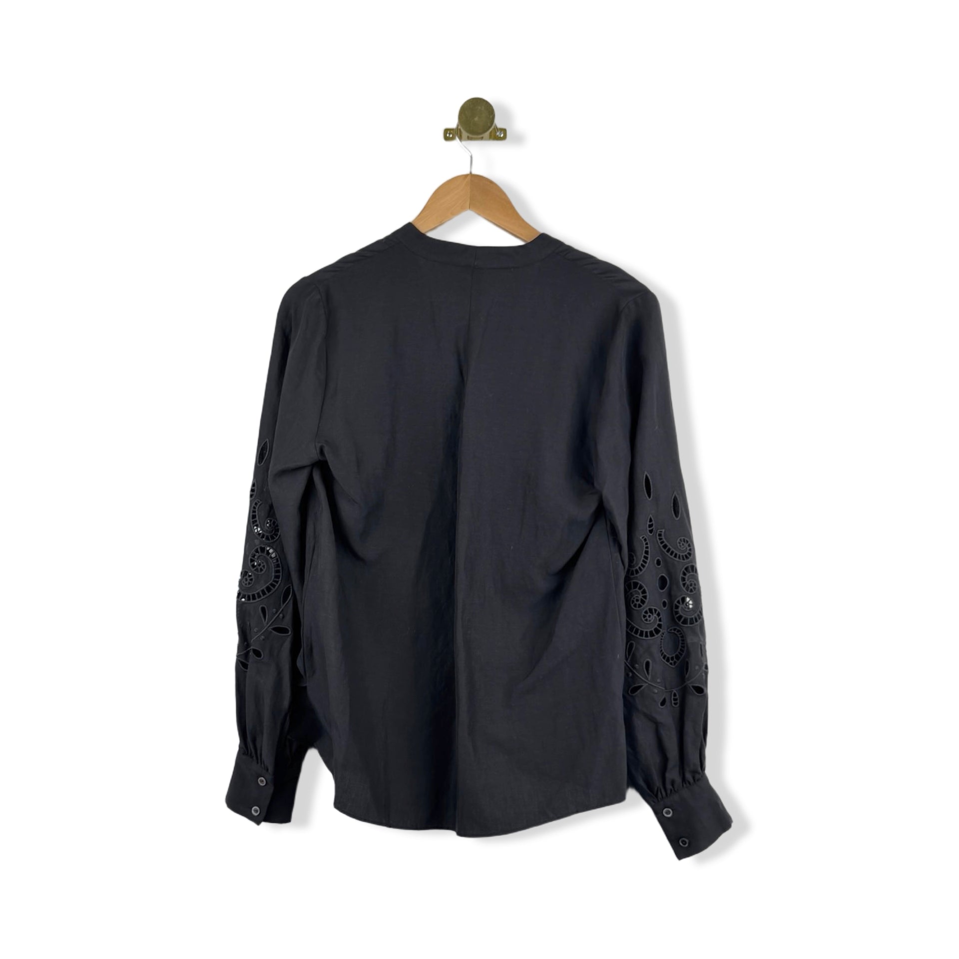 Kobi Halperin Button Down Eyelet Top