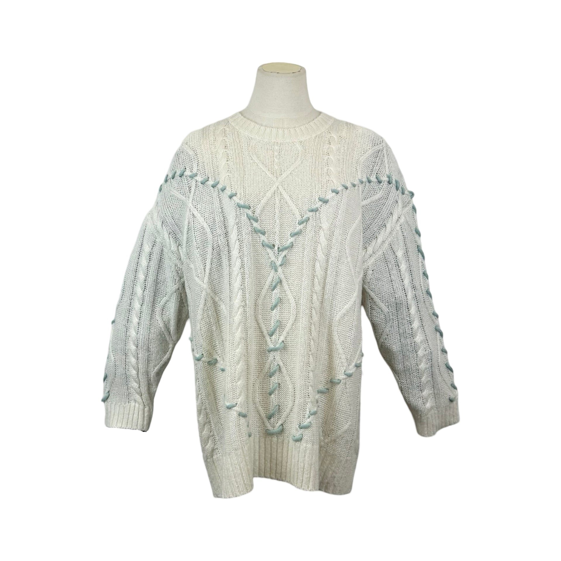 Native Youth Cable Knit Sweater