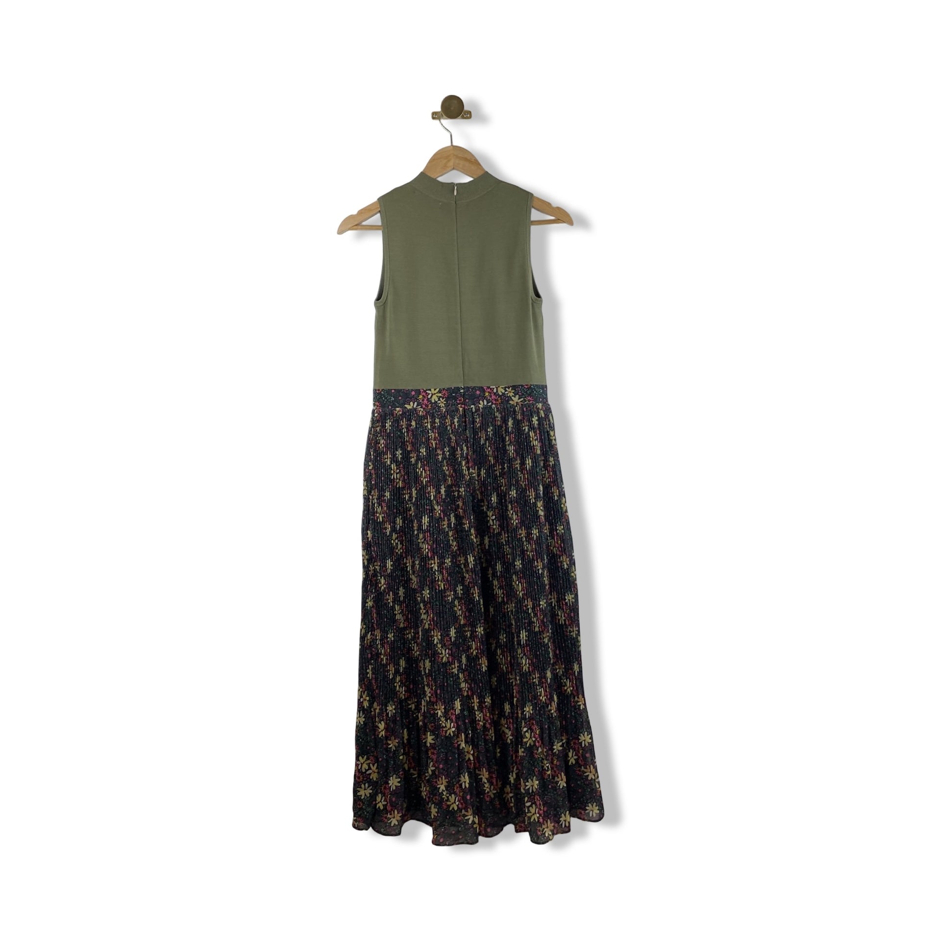 Draper James Pleated Skirt Maxi Dress
