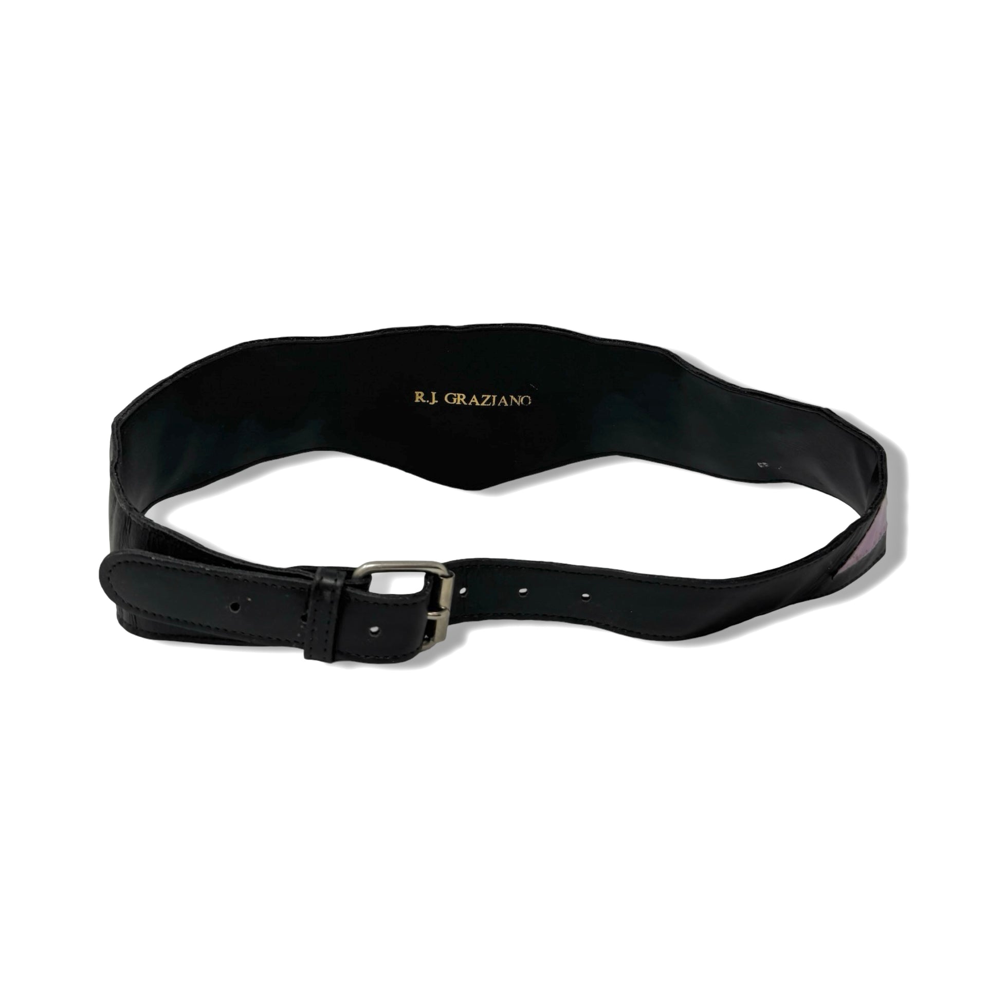 Vintage R.J. Graziano Abstract Waist Belt