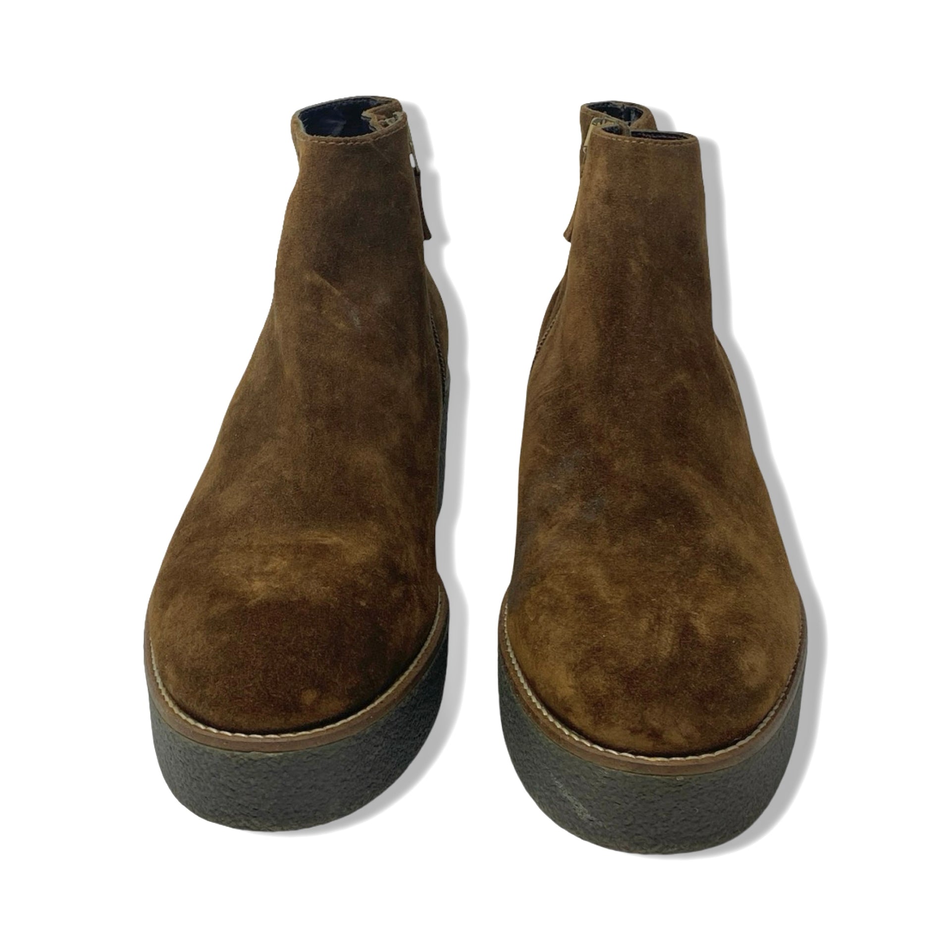 Aquatalia Vina Suede Platform Boots