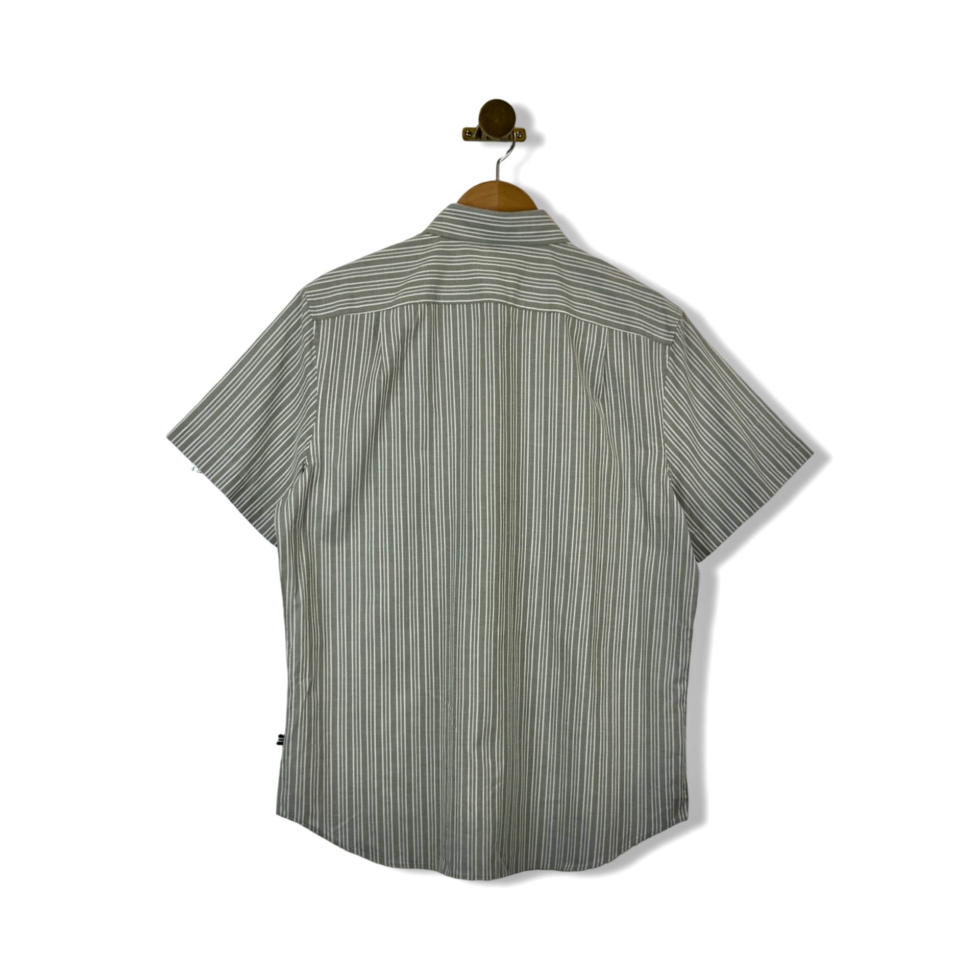 Nautica Classic Fit Striped Short Sleeve Shirt