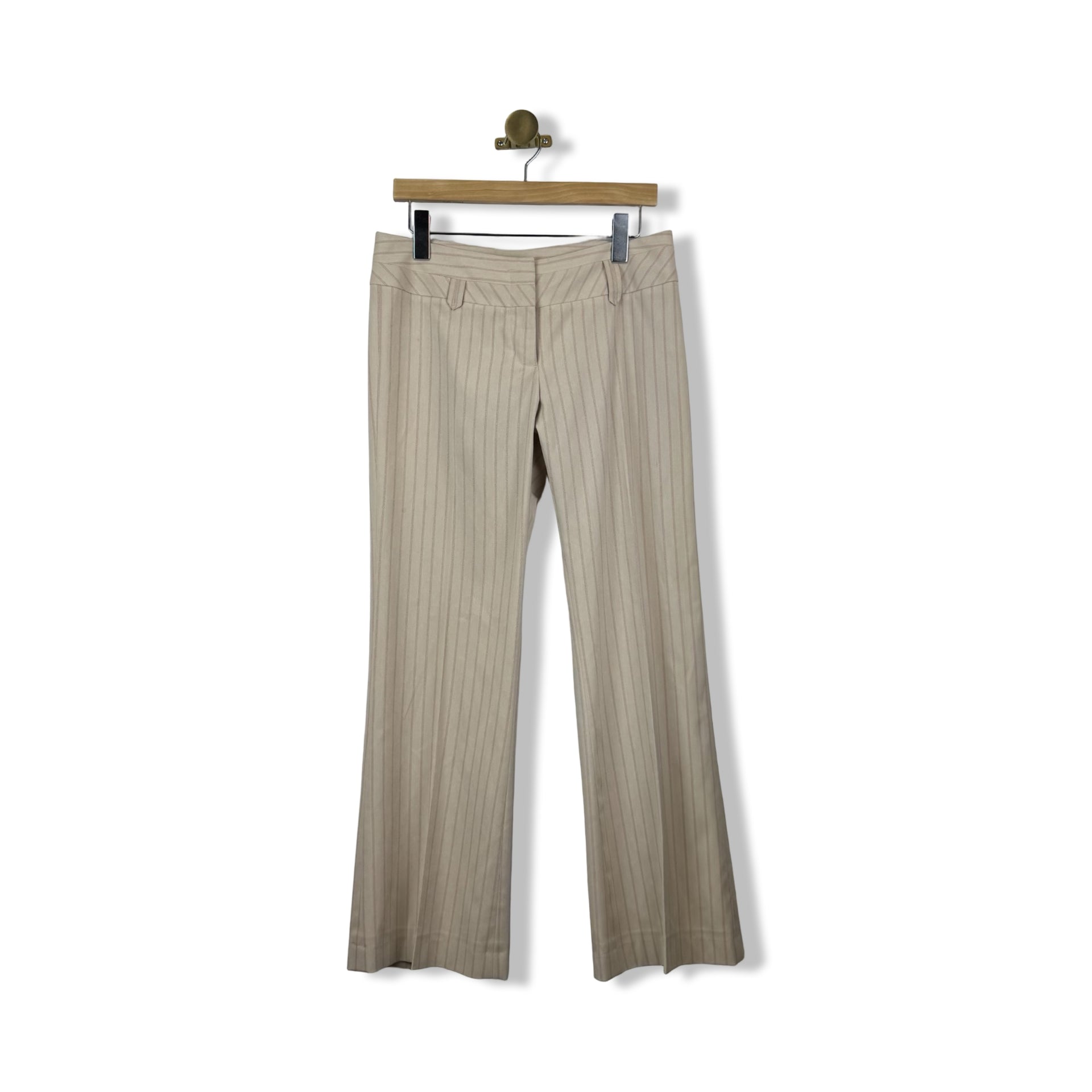 Vintage Tom K Nguyen Pin Striped Flare Trousers