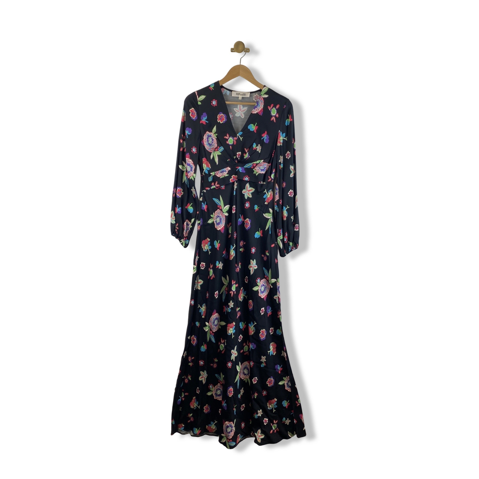 Diane Von Furstenberg Floral Maxi Dress