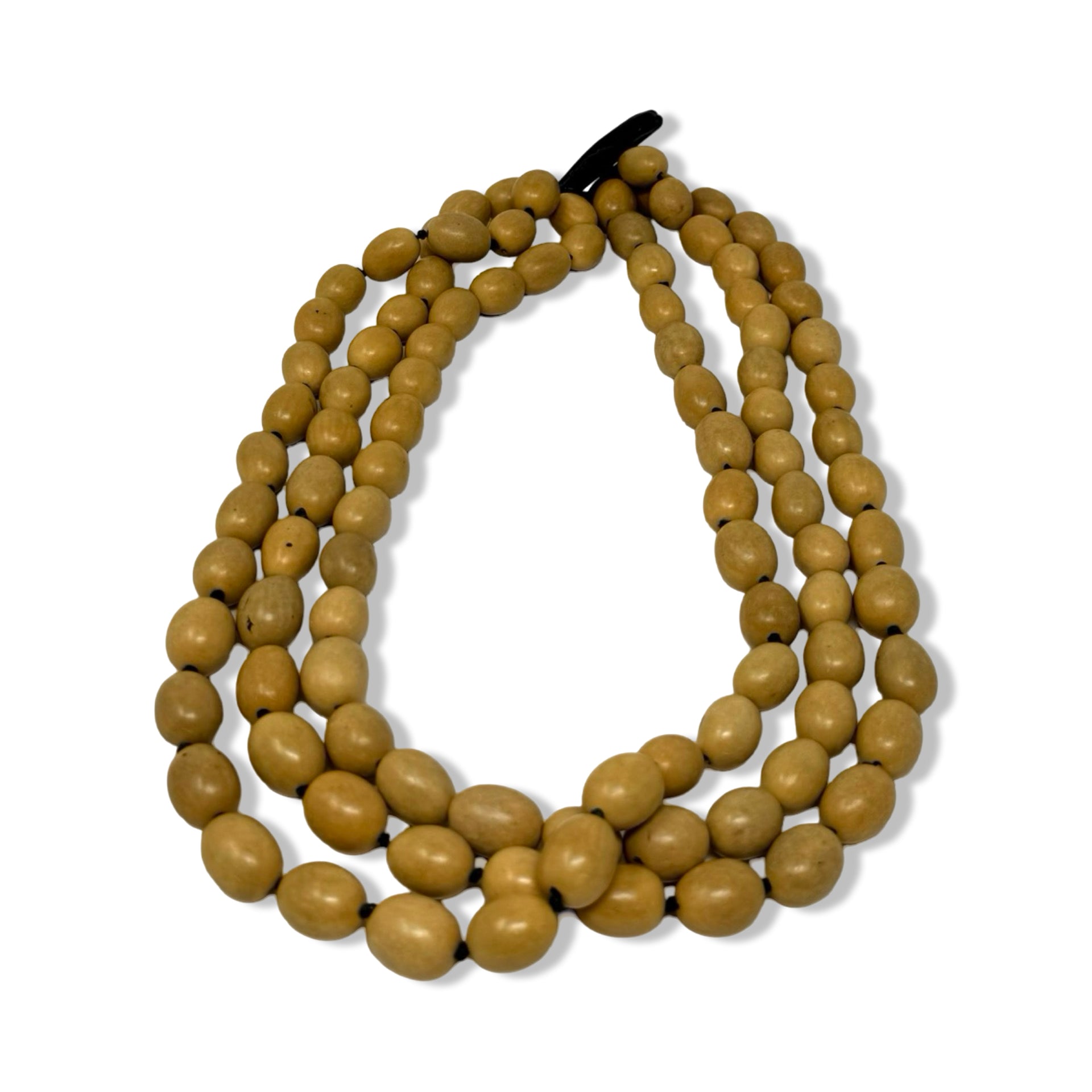 Monies Wood Beaded Necklace