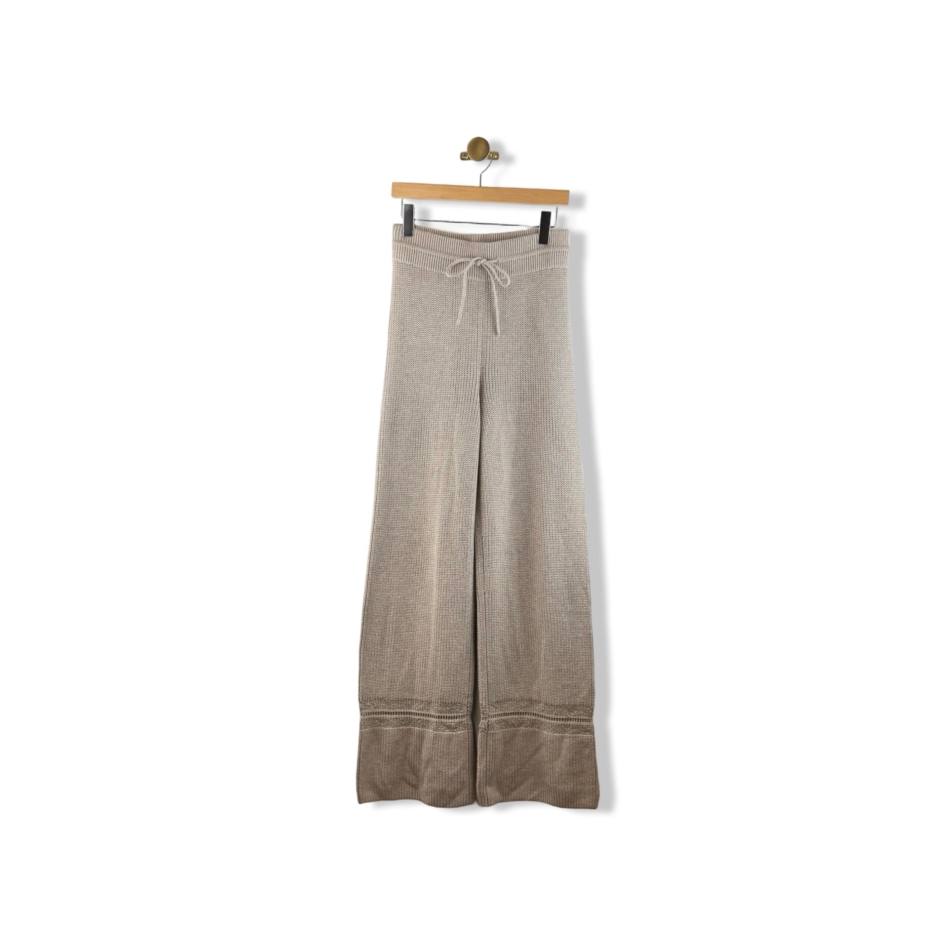 La Ligne Wide Leg Knit Drawstring Pants