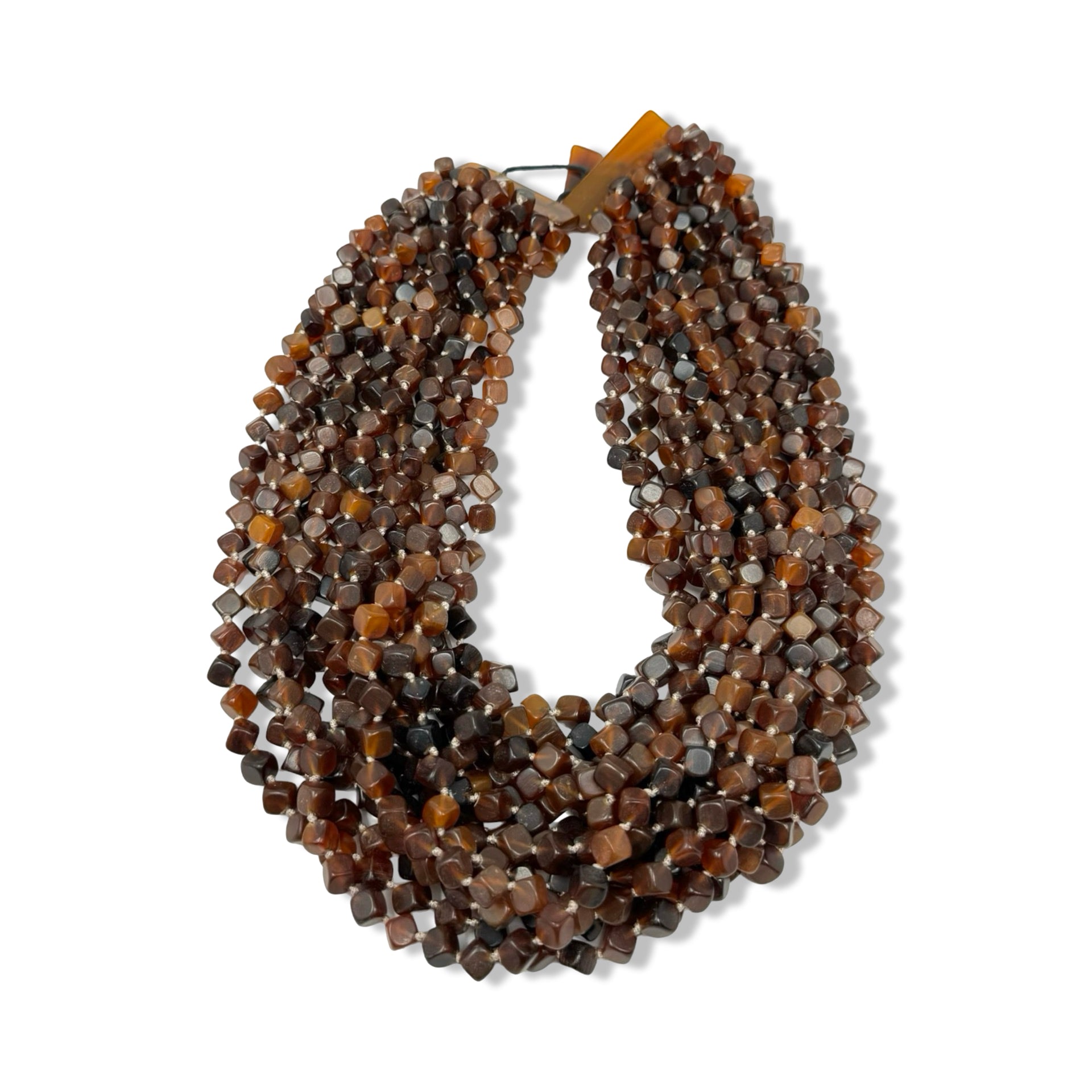 Monies Multistrand Bead Necklace