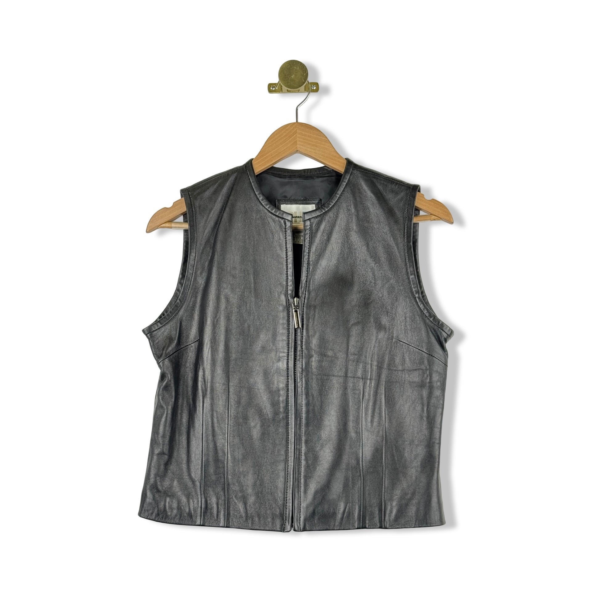 Vintage Paul Harris Design Leather Vest