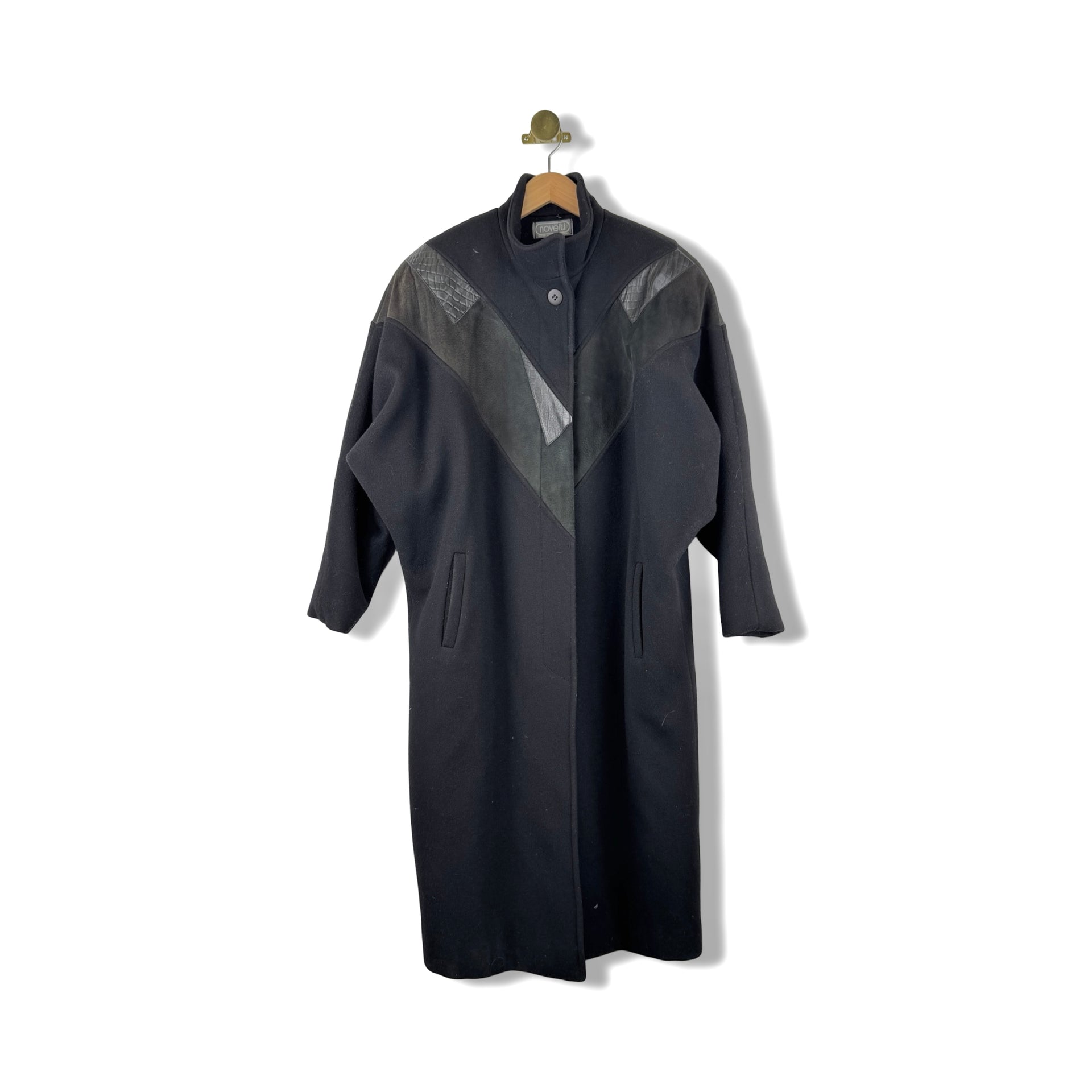 Vintage Novelti Button Up Coat