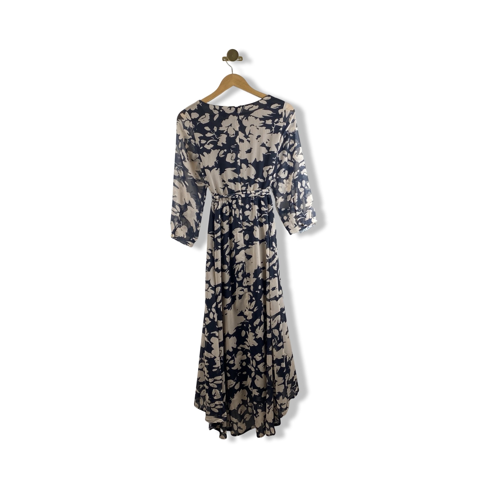 Area Stars Floral Chiffon Maxi Dress