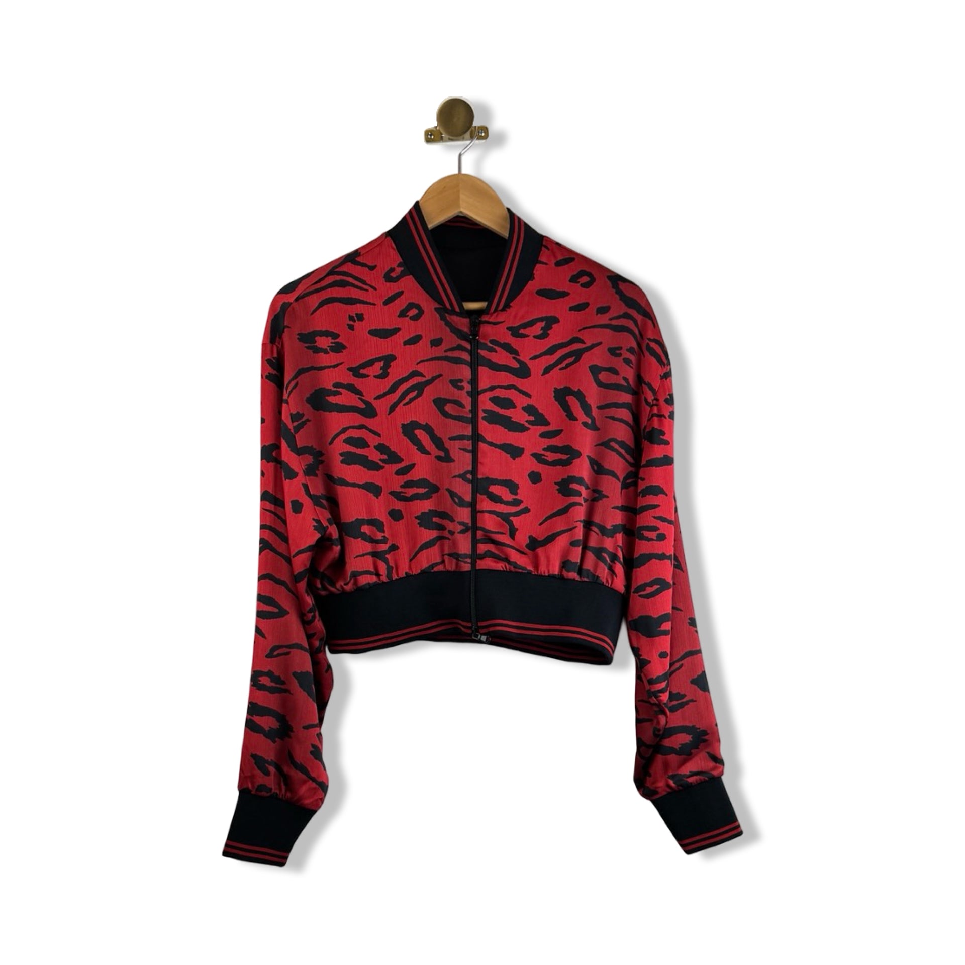 GSTQ Leopard Print Bomber