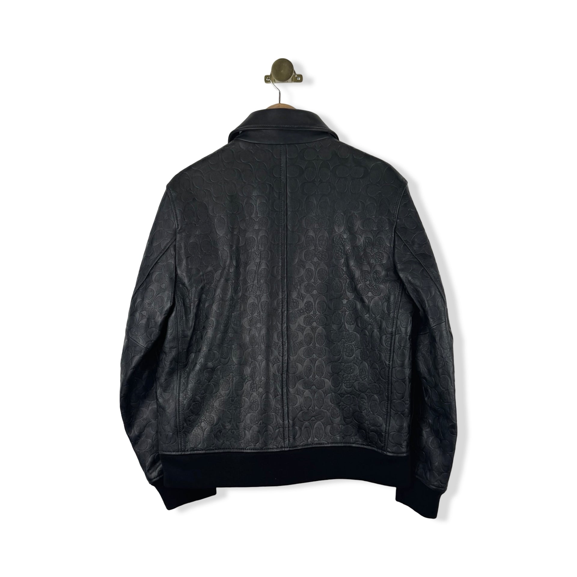 Coach Leather Signature Jacket