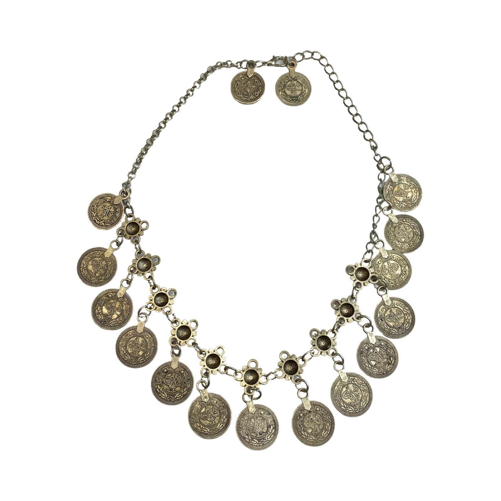 Boho Coin Bib Necklace