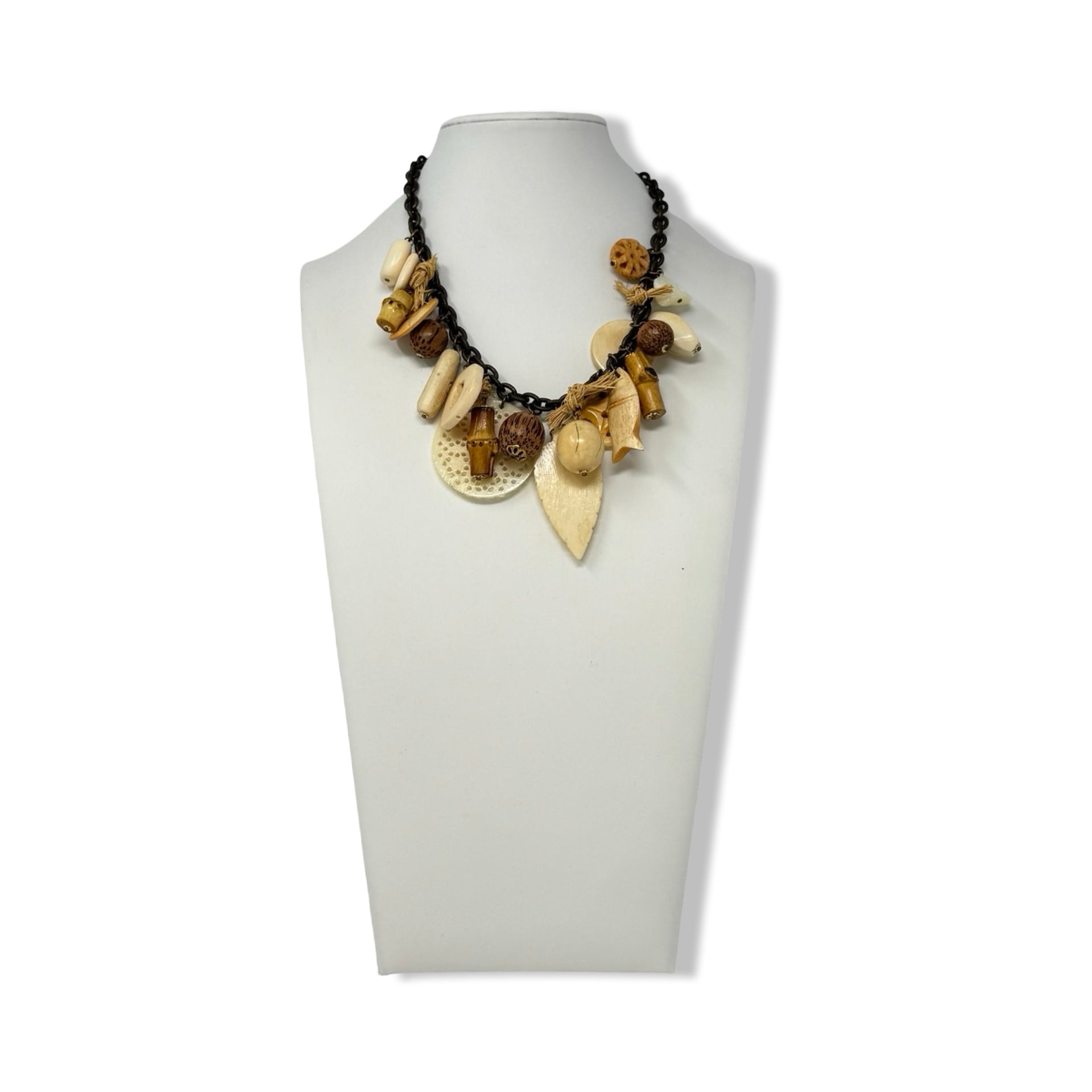 R.J. Graziano Bone Charm Detailed Necklace