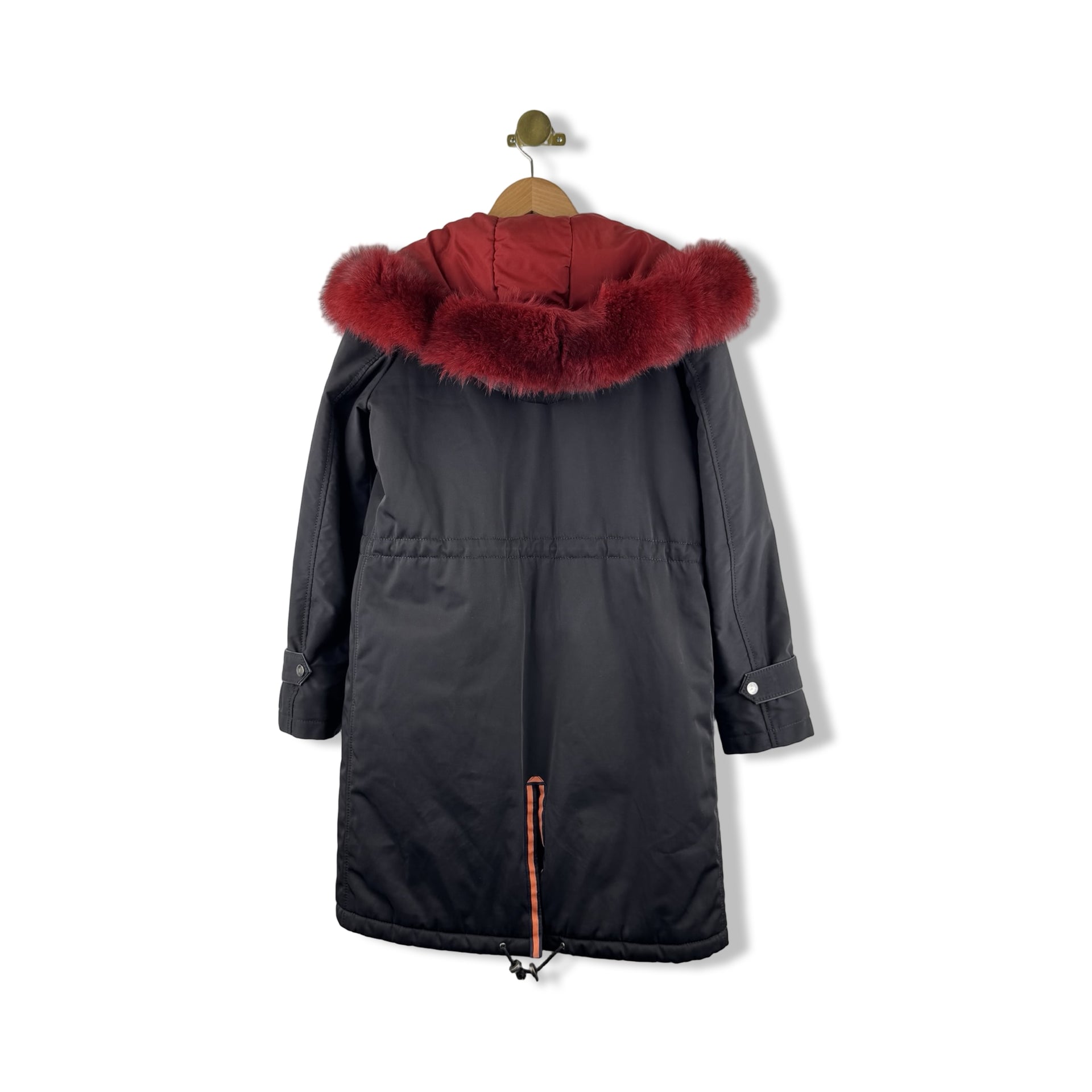 Scogliera Contrast Fur Trim Coat