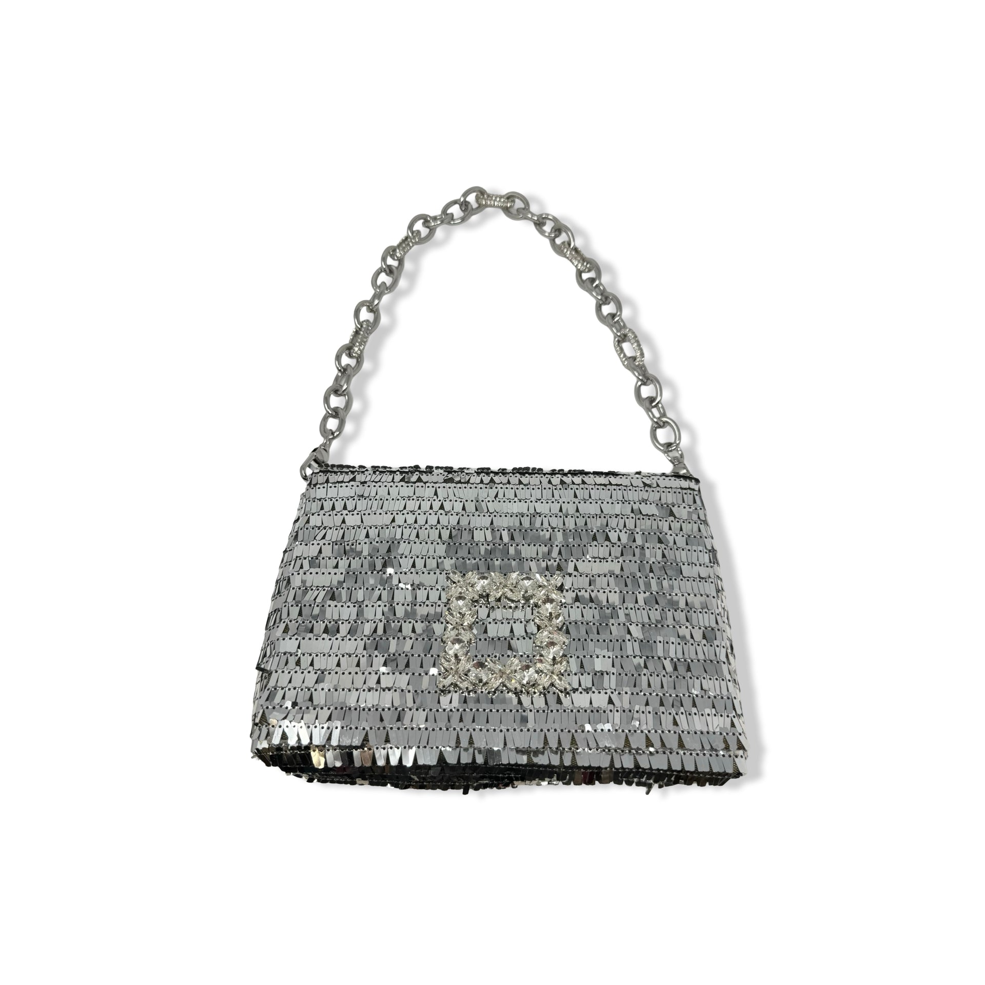 Nina Square Sequin Purse