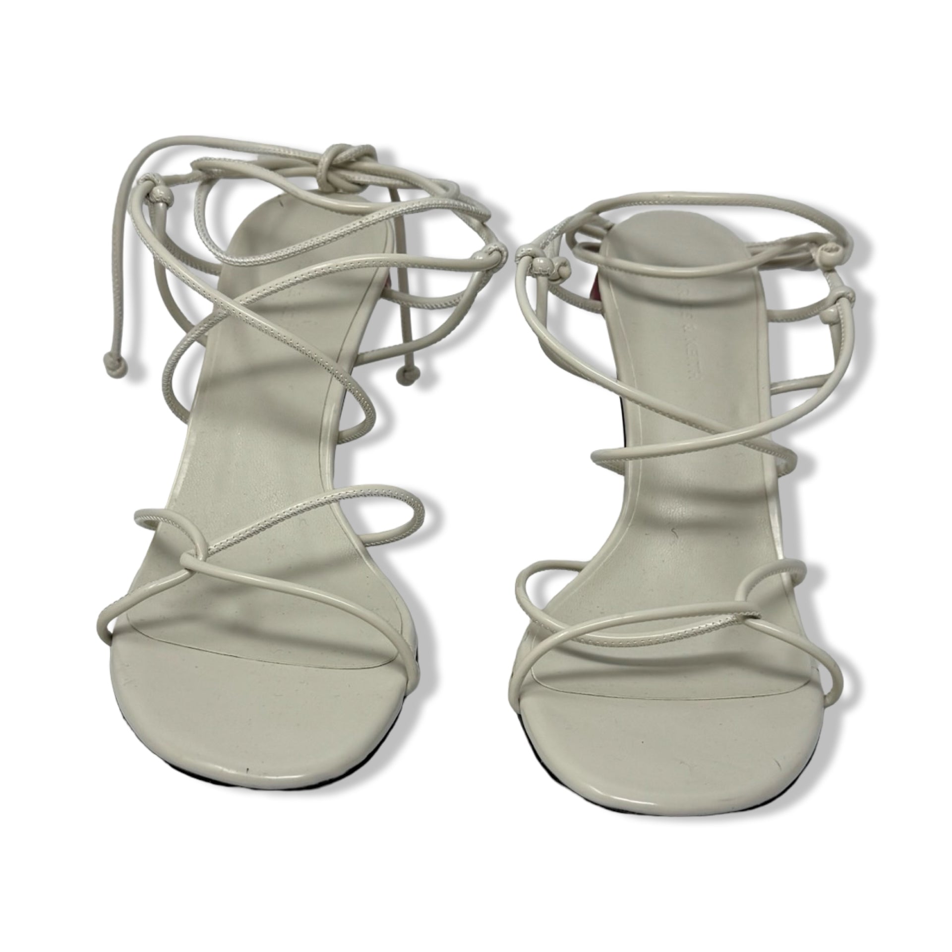 Charles & Keith Flor Rose-Heel Strappy Sandals