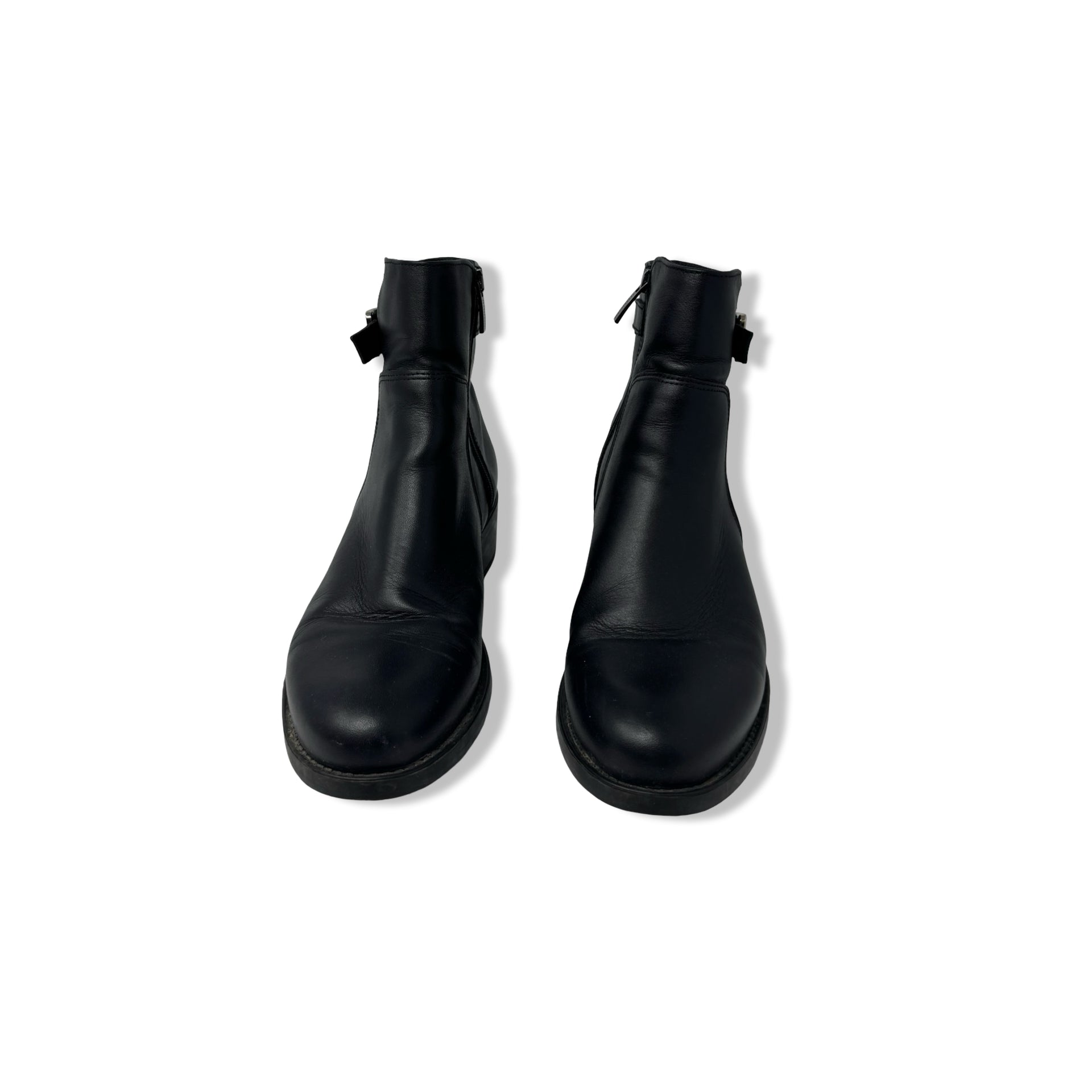 La Canadienne Buckle Ankle Boots