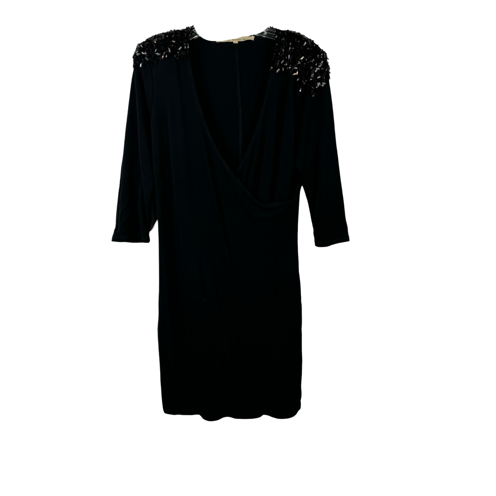 Rachel Rachel Roy Sequin Shoulder Cocktail Dress