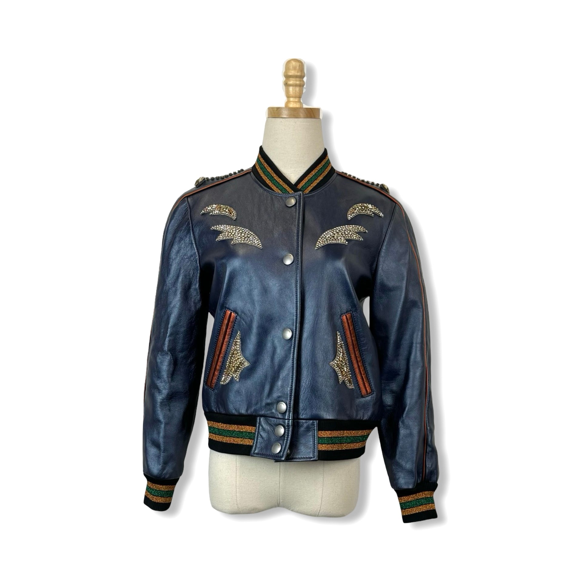 Coach Shrunken Leather Varsity