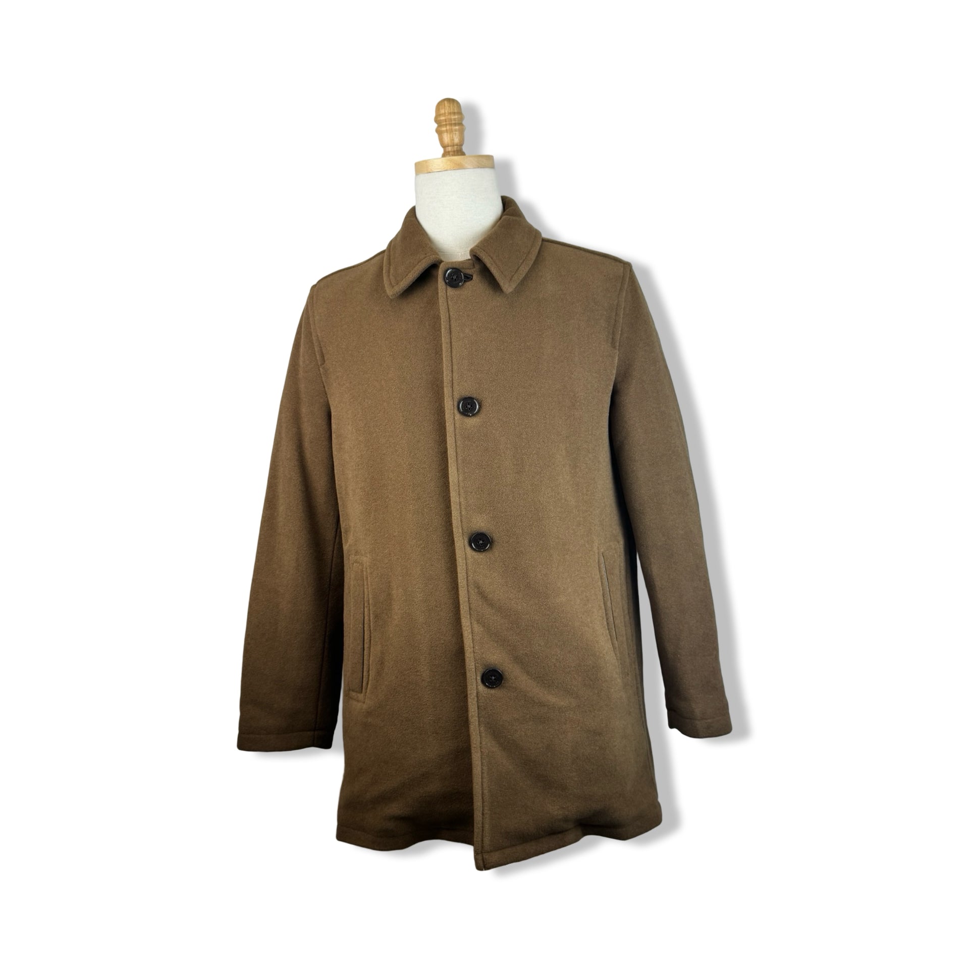 Cole Haan Wool Blend Car Coat