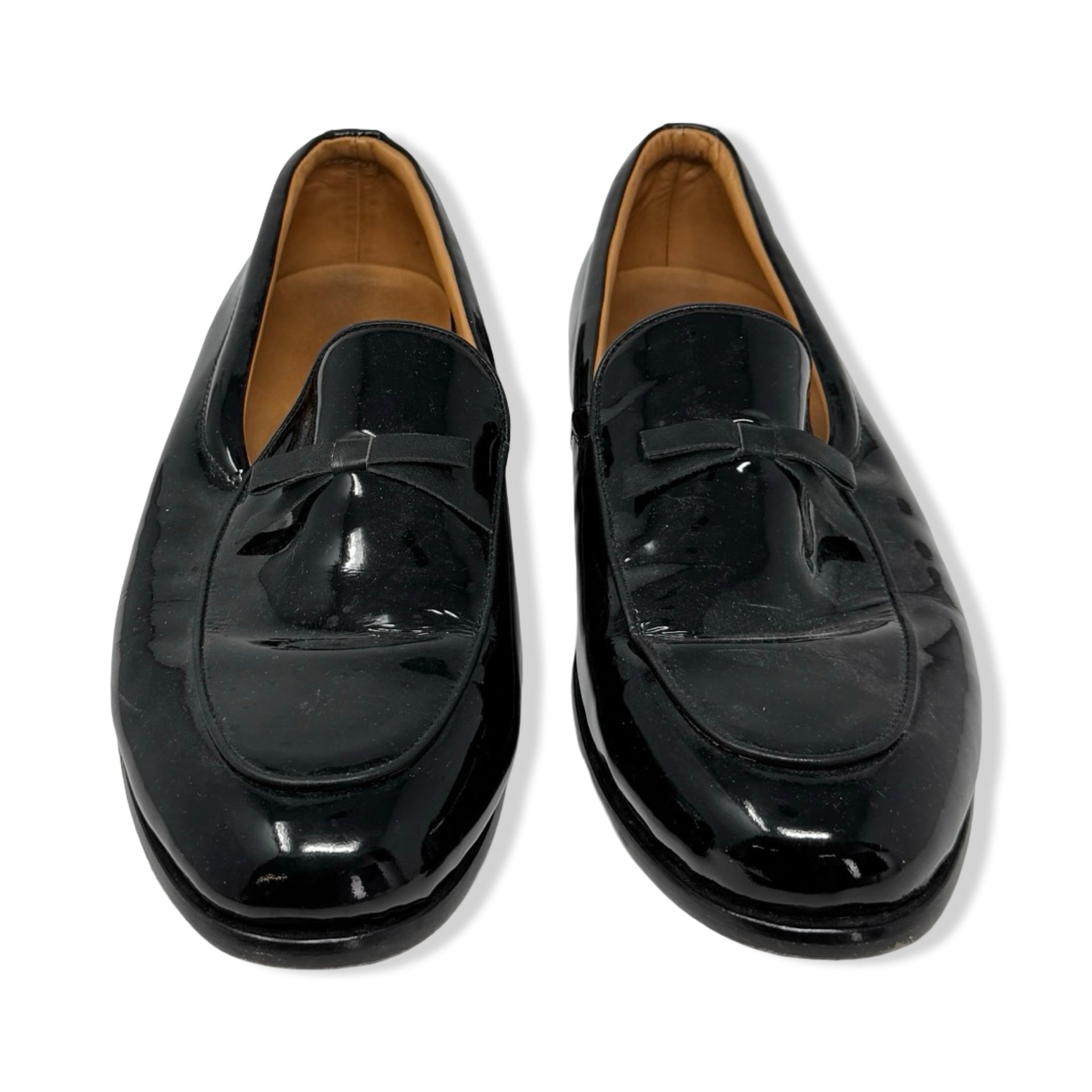 Marc Nolan Patent Bow Shoes