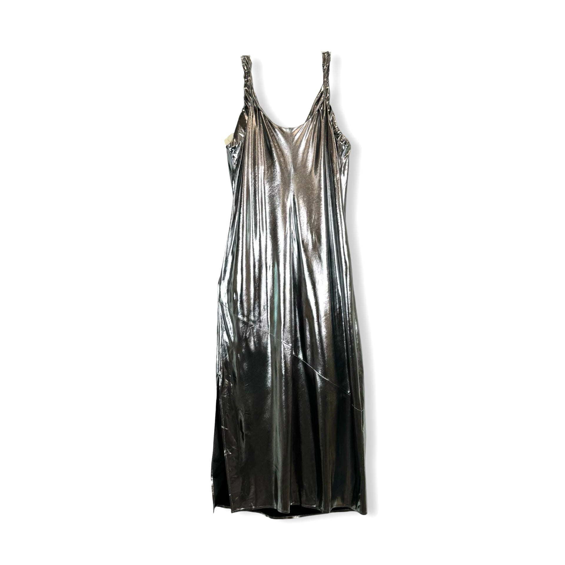 Eloquii Metallic Cowl Dress