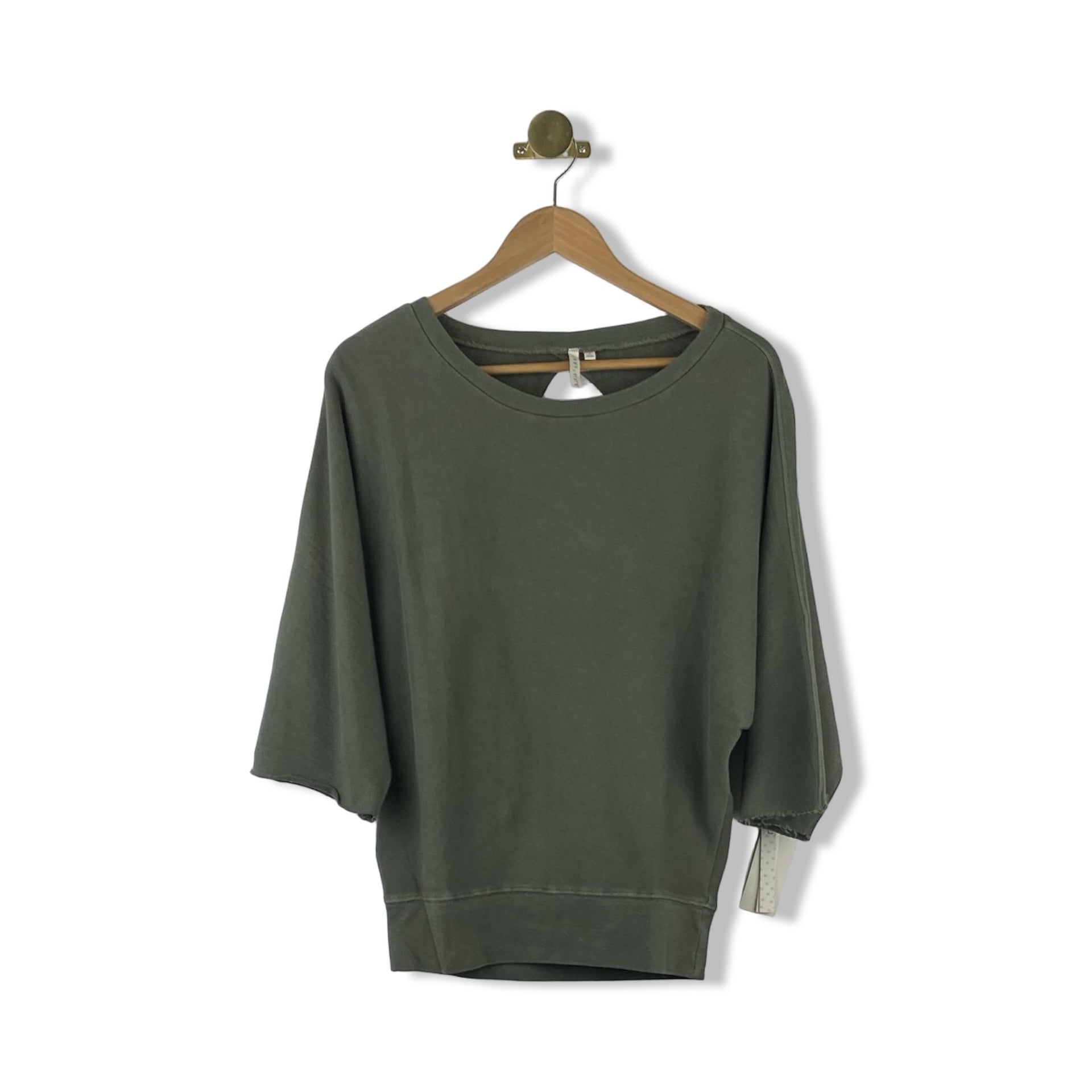 Grey State Open Back Sweatshirt