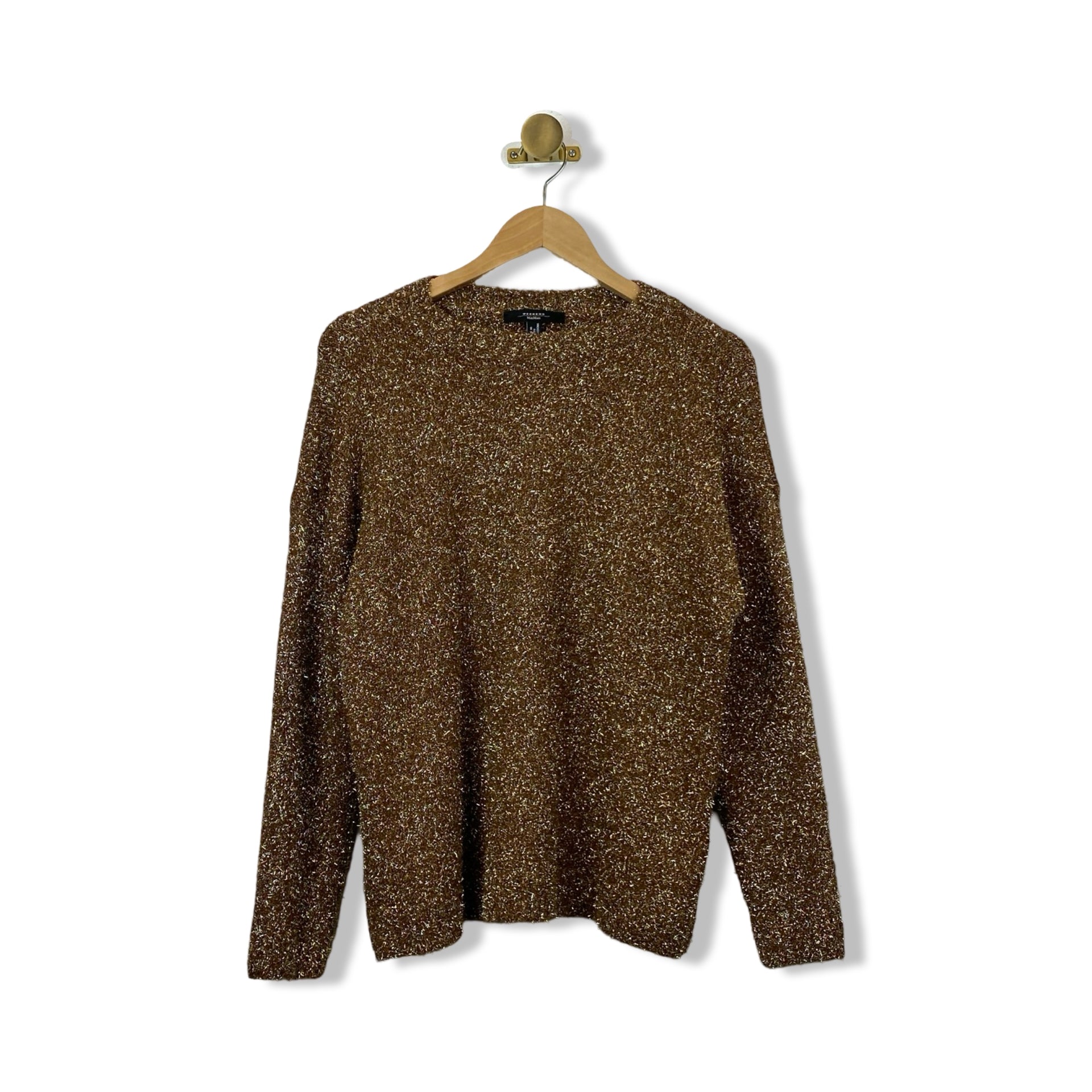 Weekend Max Mara Rio Tinsel-weave Knitted Jumper