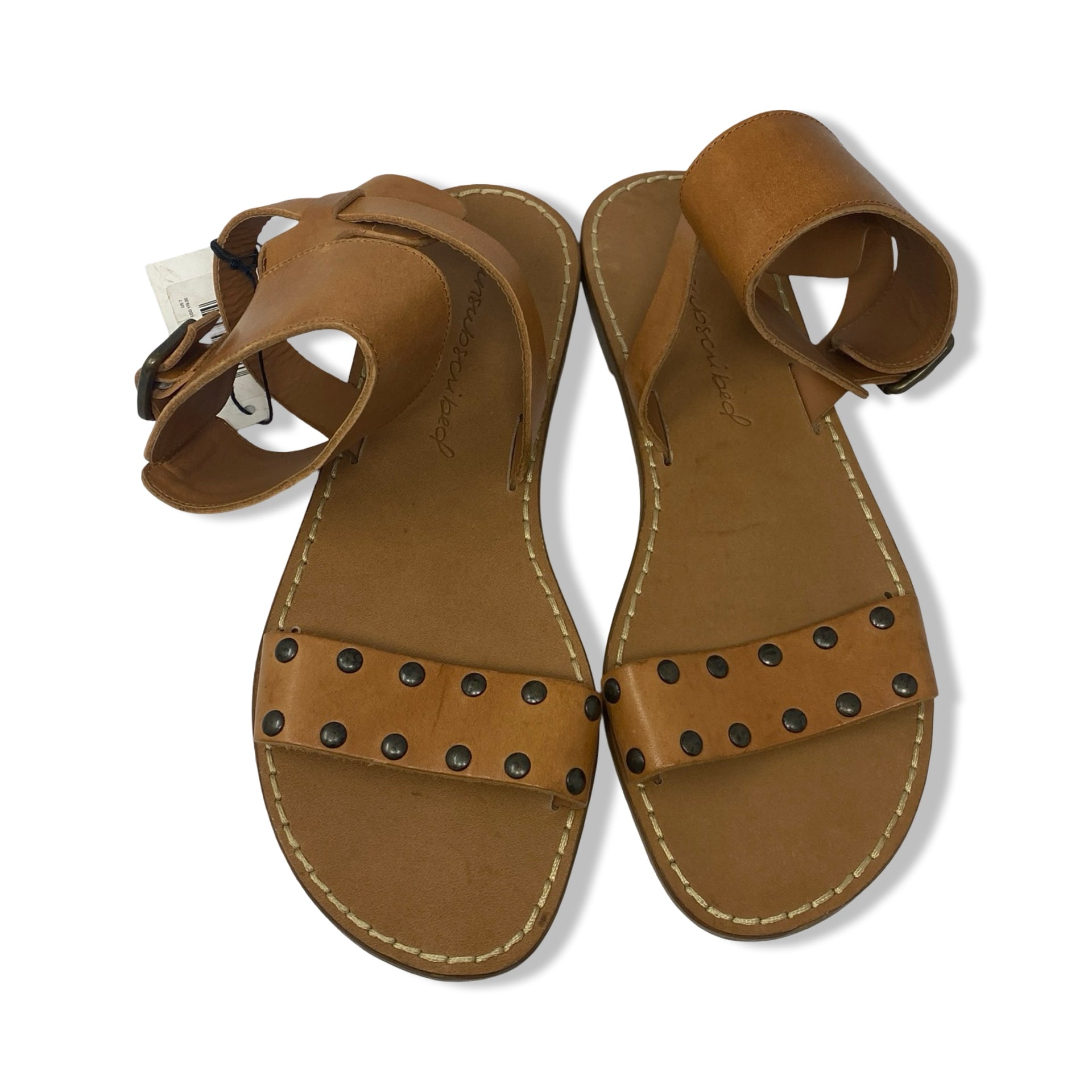 Unsubscribed Studded Leather Sandal