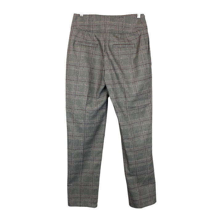 Joie Glen Plaid High Waist Trouser