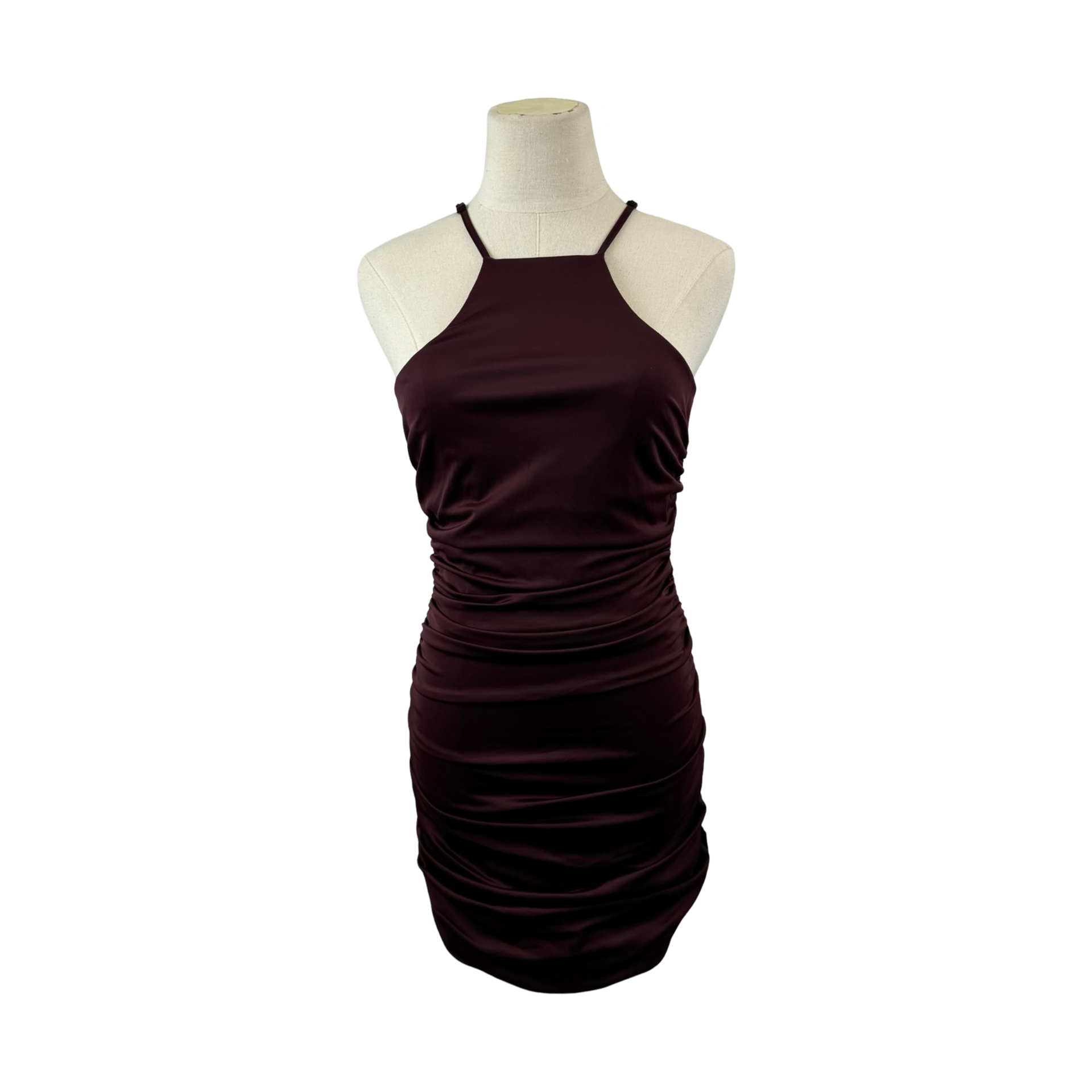 Likely Ruched Bodycon Mini Dress