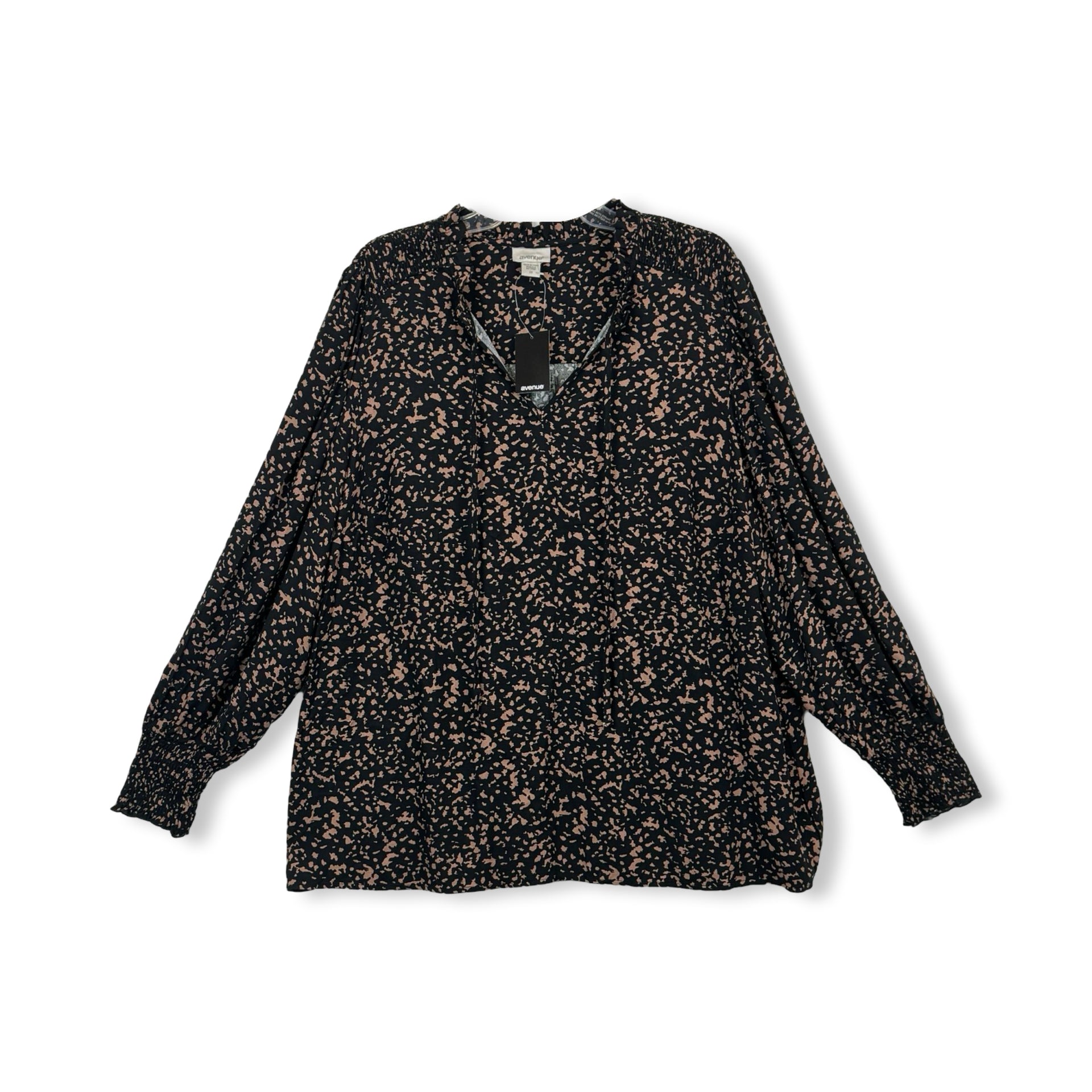 Avenue Speckled Drawstring Top