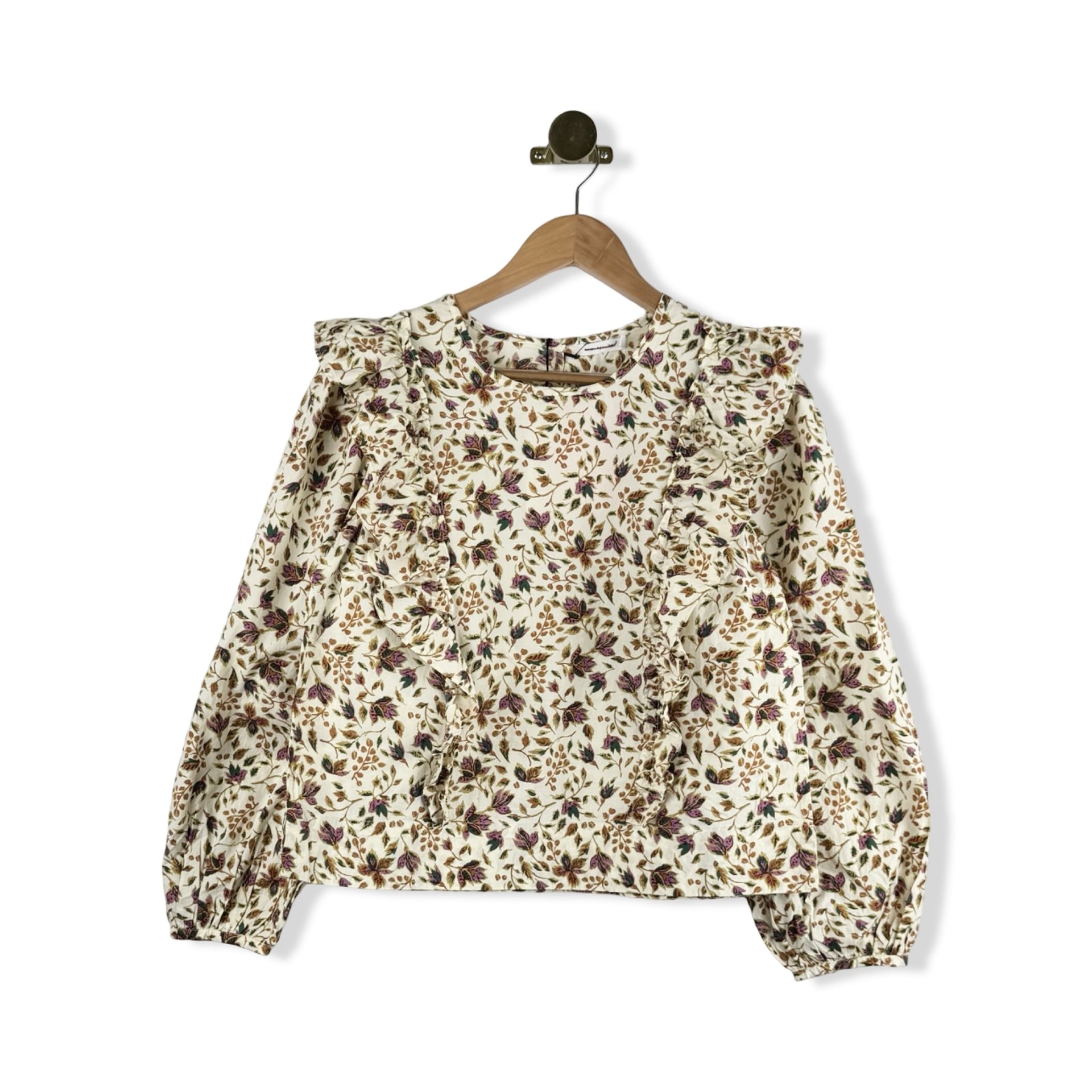 Unsubscribed Ruffle Sleeve Blouse