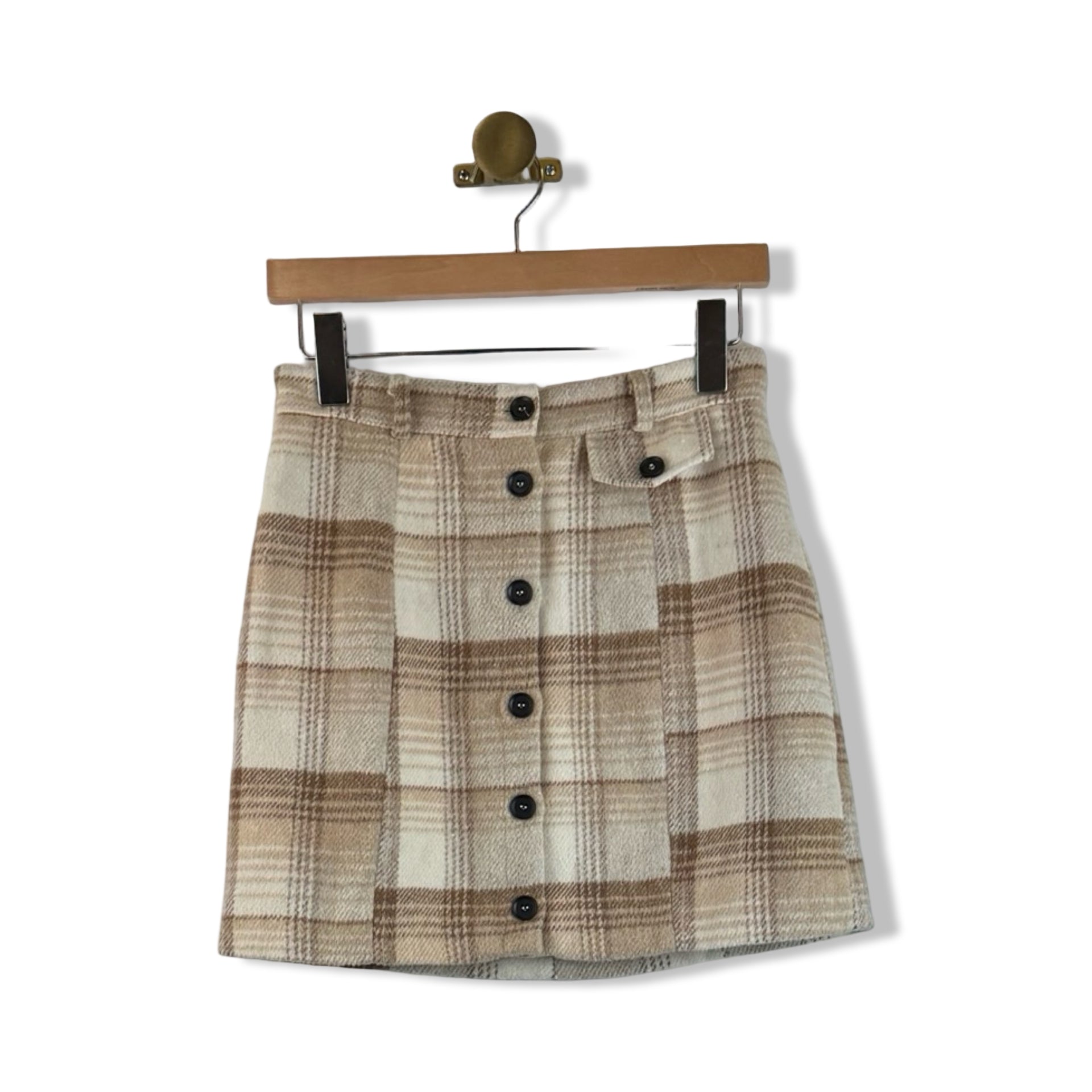 Emory Park Plaid Mini Skirt