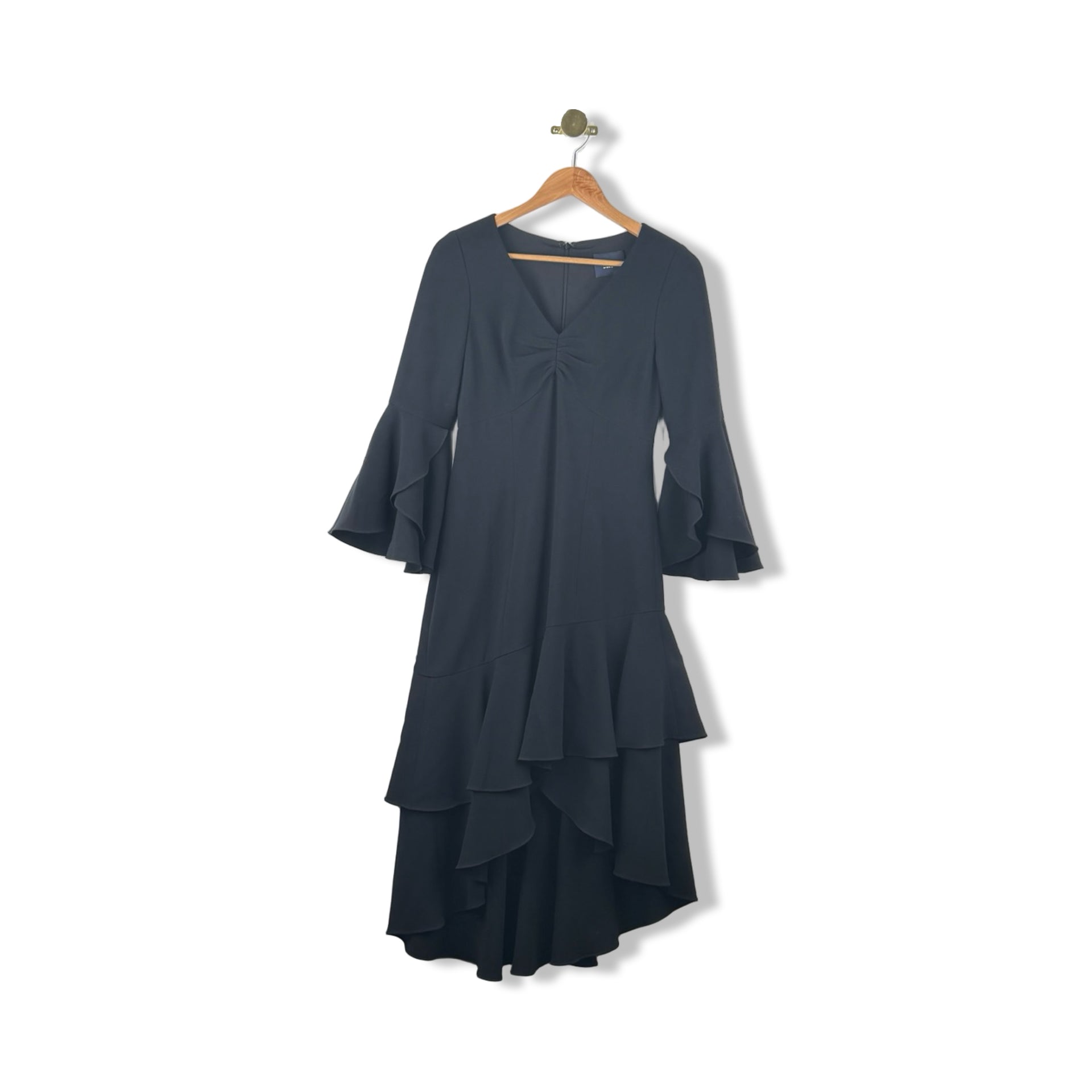 Shoshanna Flare Sleeve Maxi Dress