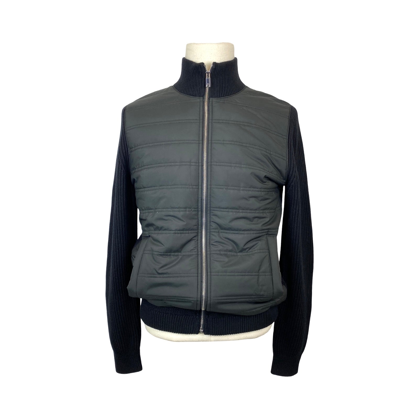 Reiss Trainer Zip-Thru Quilted Jacket