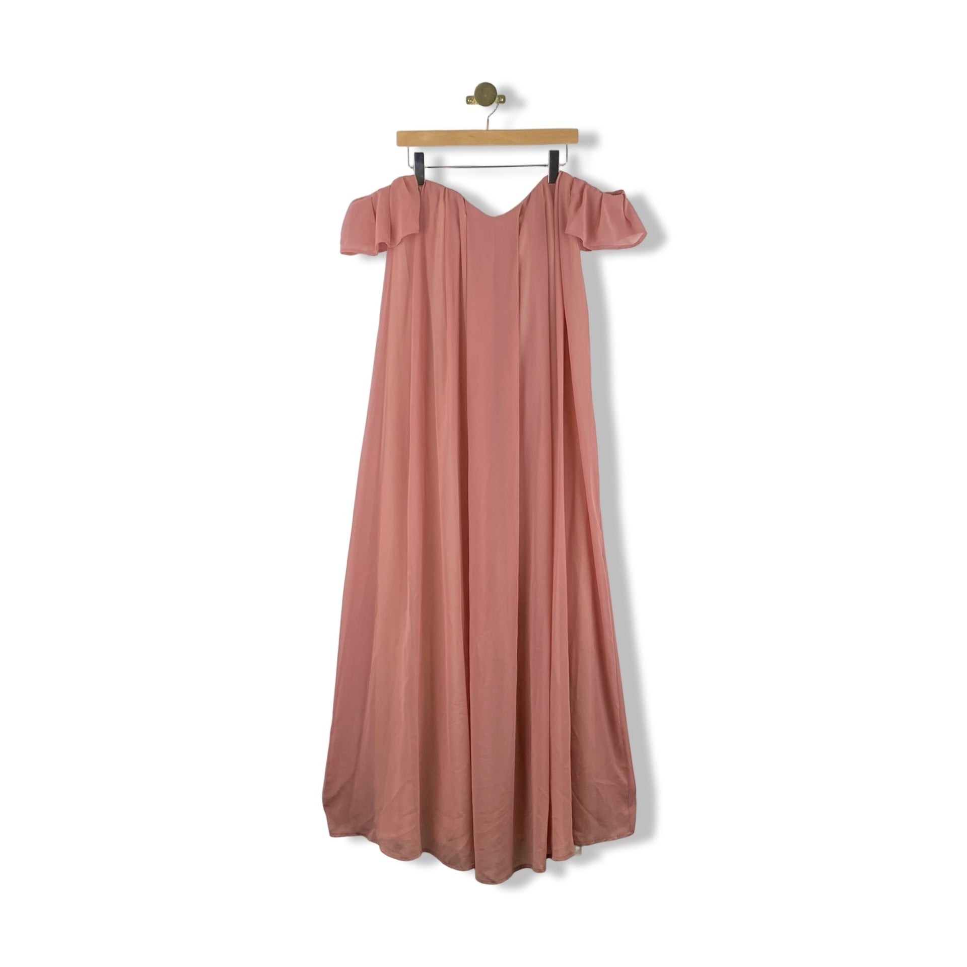 Paper Crown Chiffon Gown