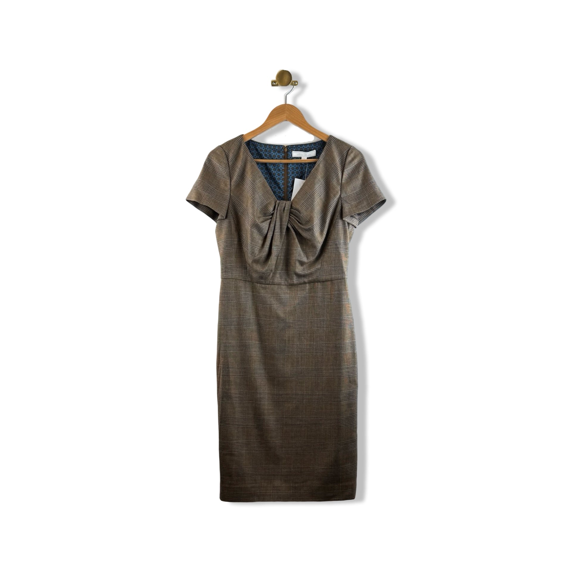 Brooks Brothers Plaid Midi Dress