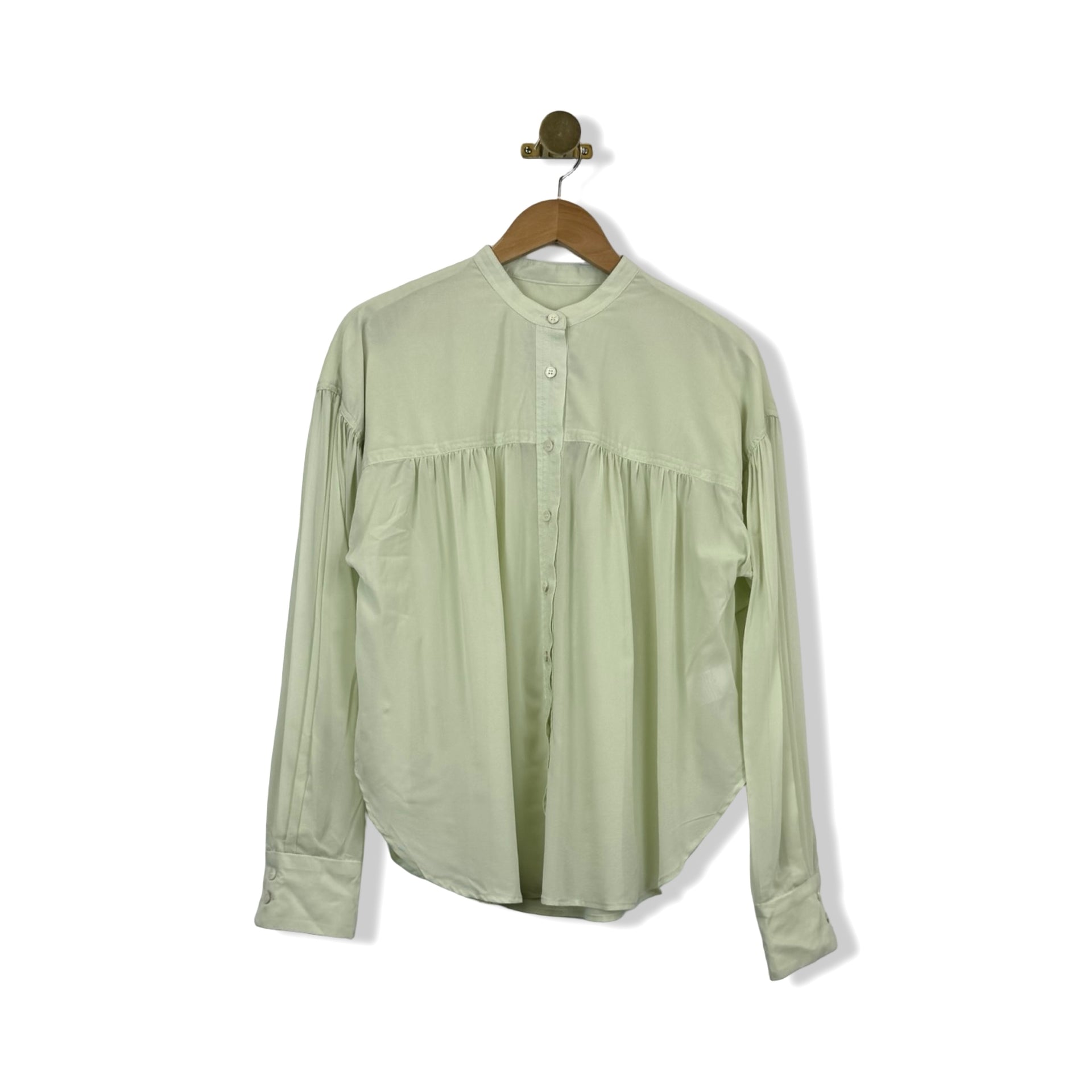 Rachel Comey Gathered Button Up Top