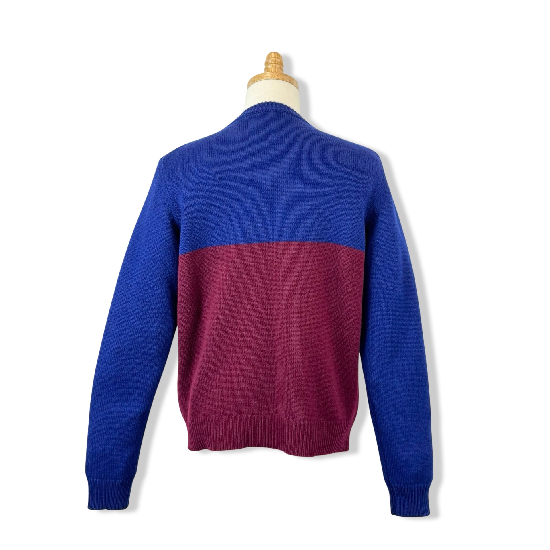 Maison Kitsuné Fox Colorblock Sweater