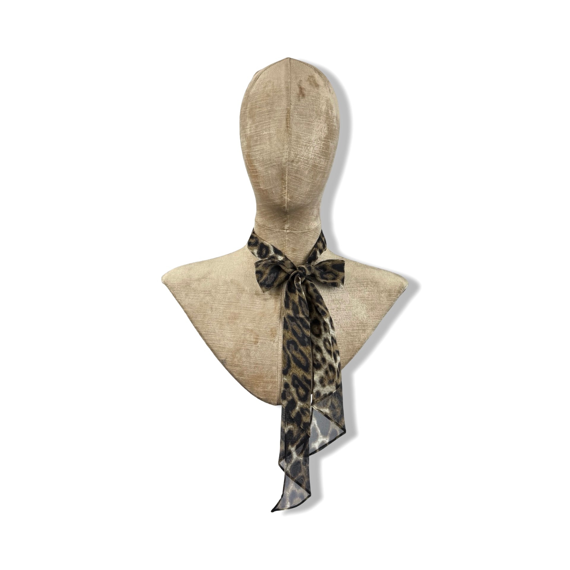 Nili Lotan Brown Leopard Campell Neck Tie