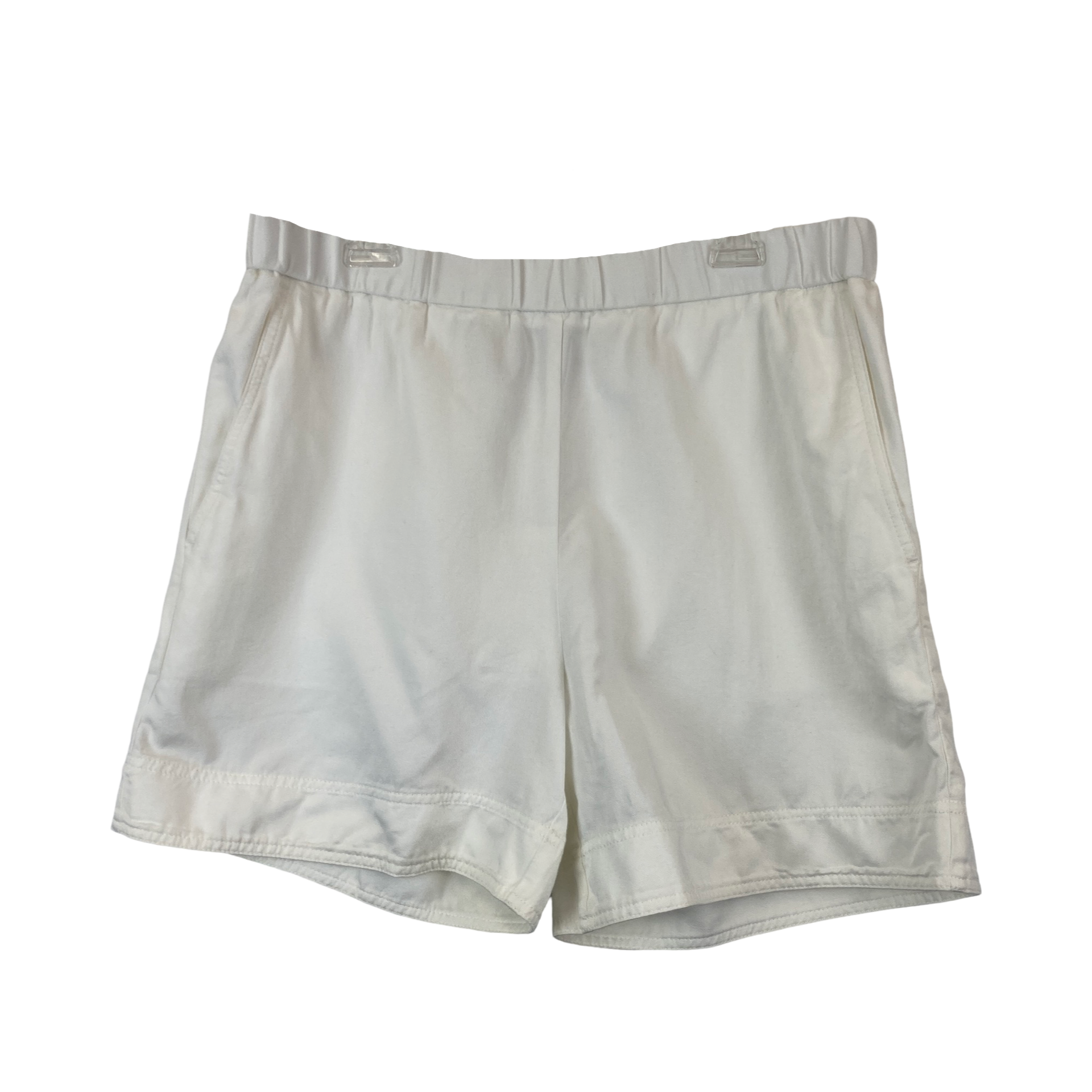 COS Cotton-Linen Blend Elastic Waist Shorts