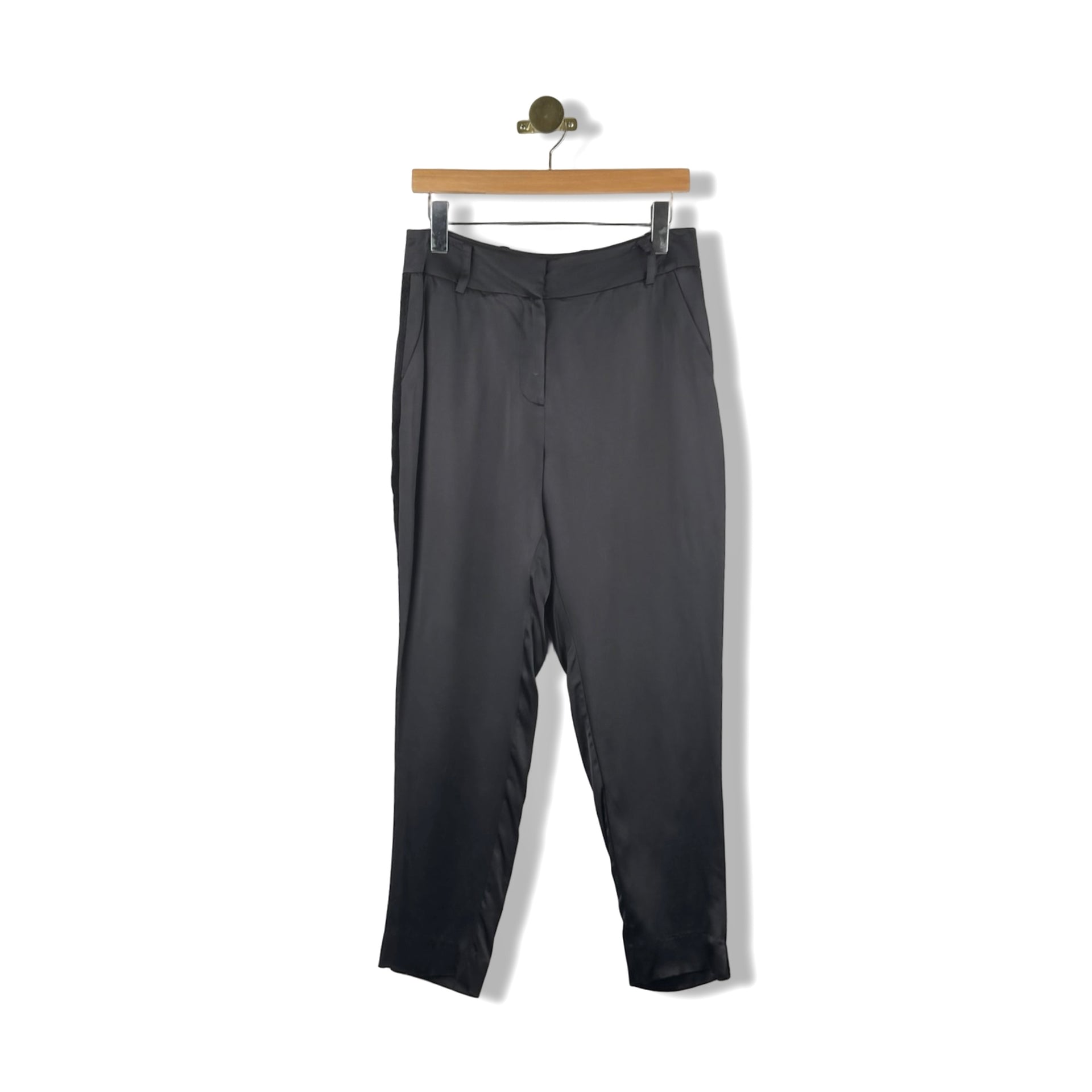 Ramy Brook High Waist Satin Pants