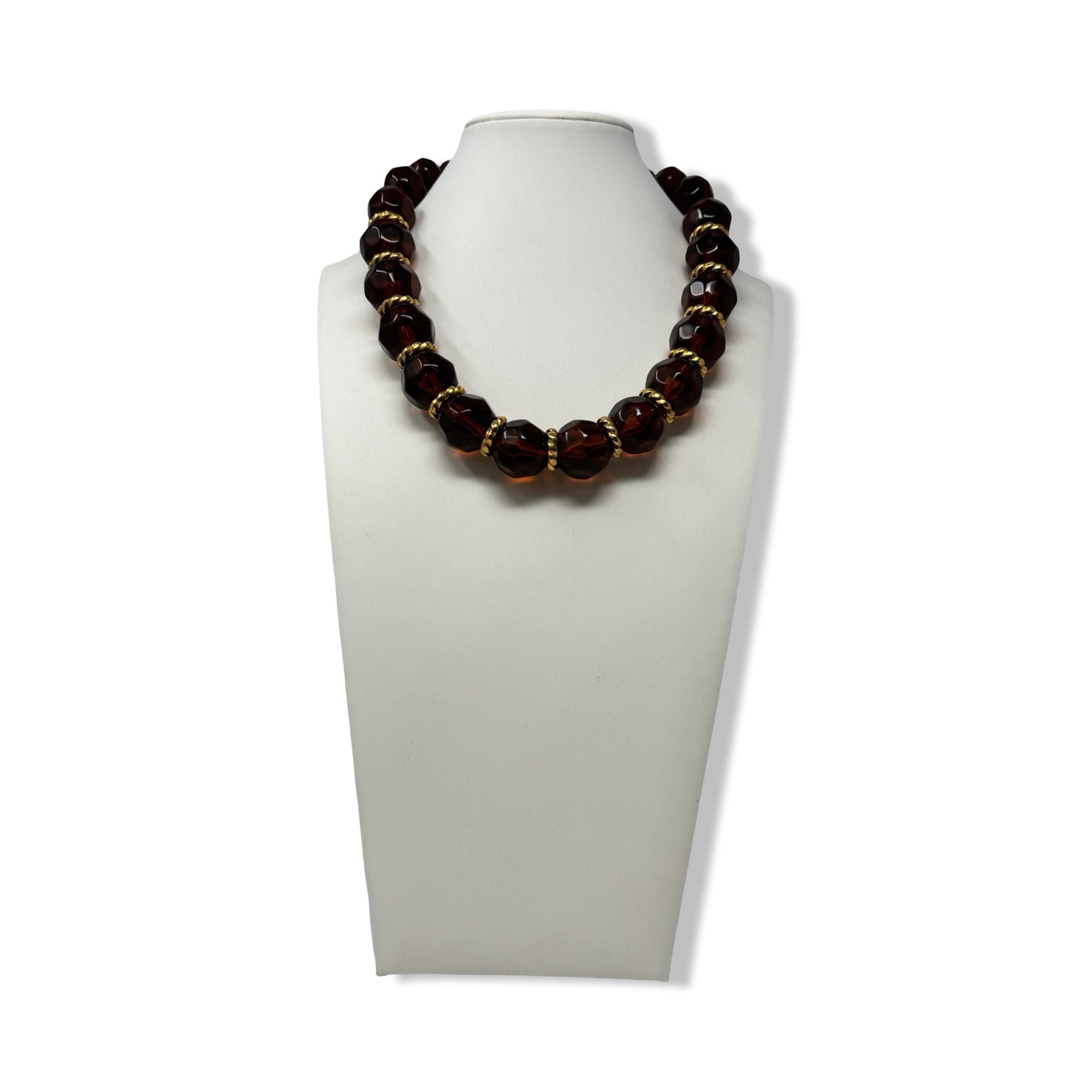 Vintage R.J. Graziano Geometric Beaded Necklace