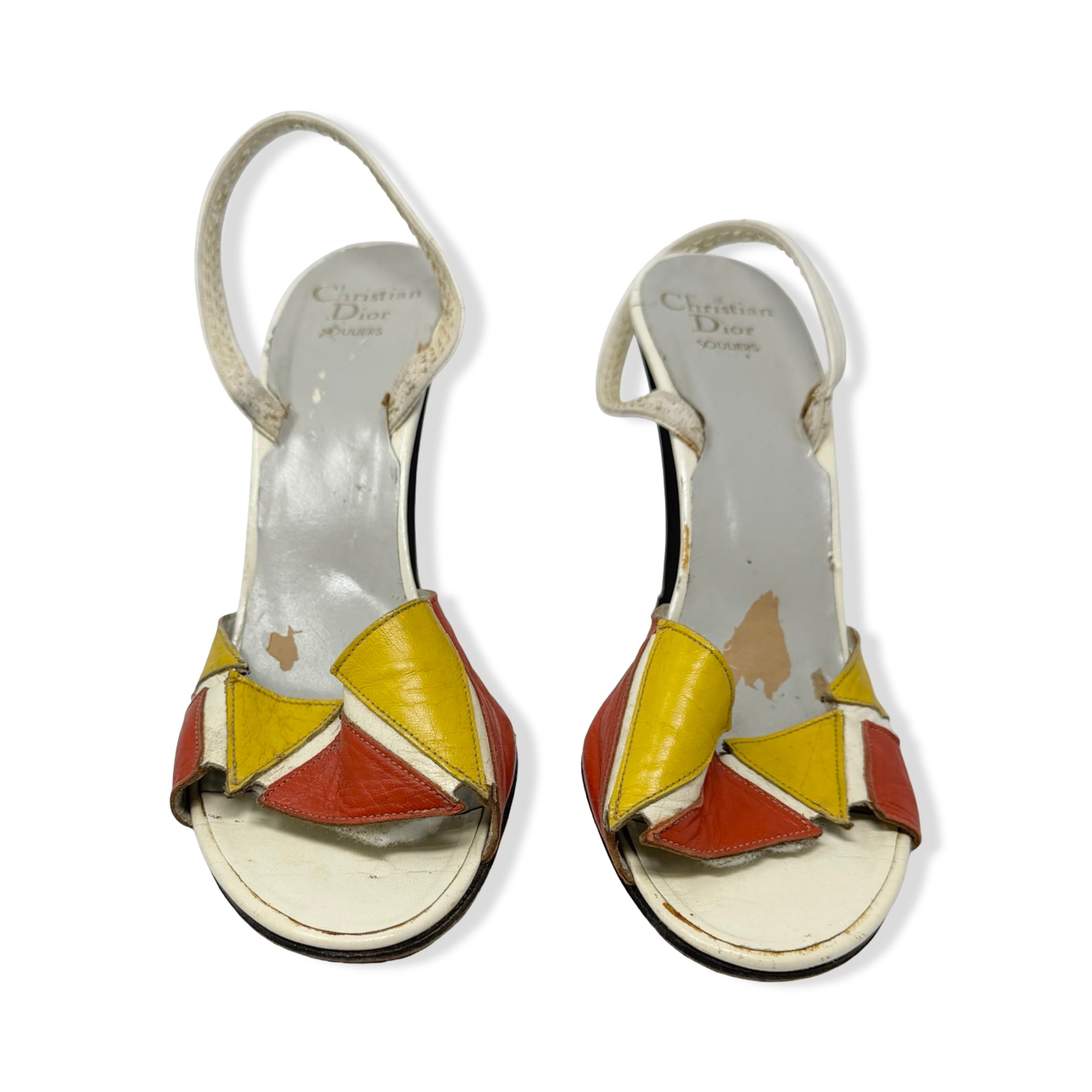 Vintage Christian Dior Slingback Heels