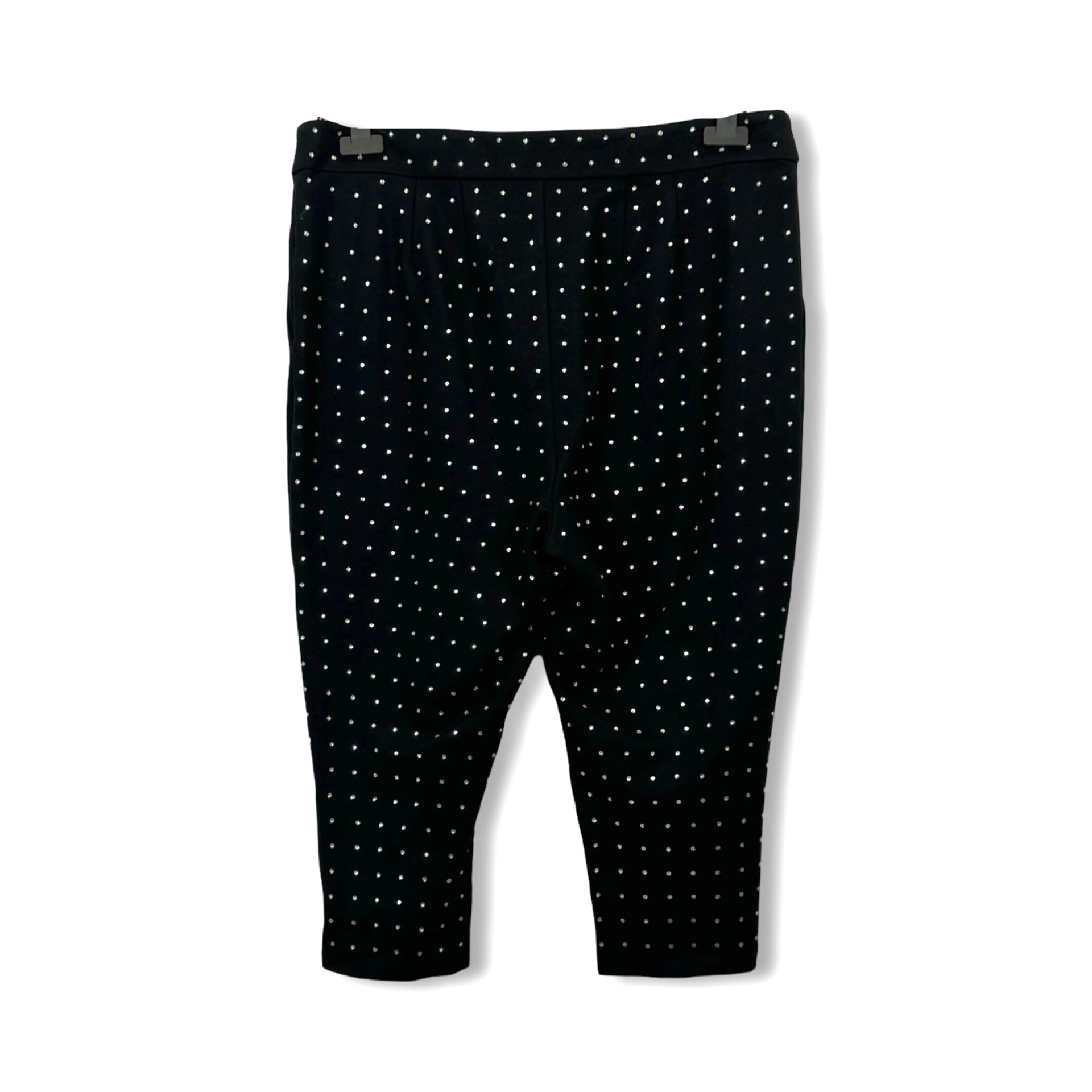 Eloquii High Rise Rhinestone Capri Pants