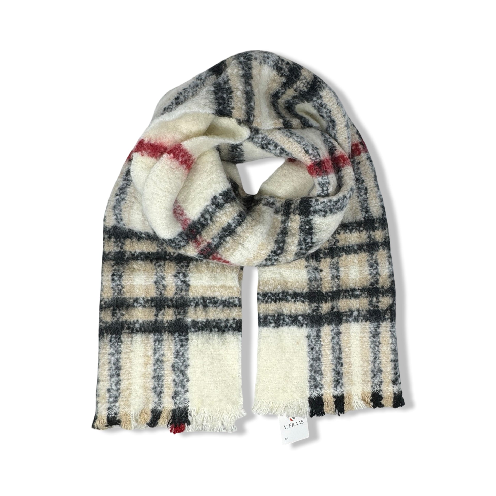 Fraas Cozy Plaid Scarf
