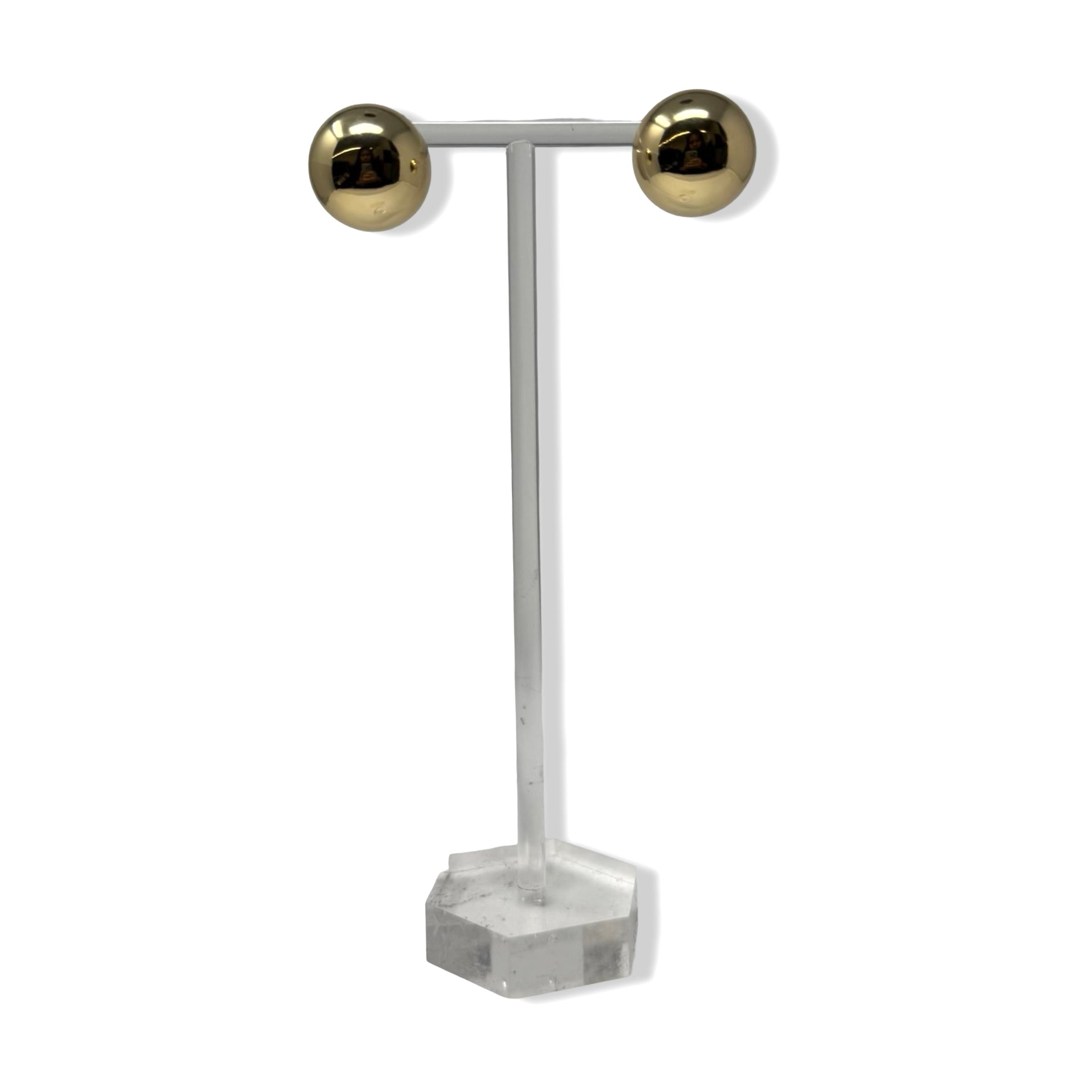 Round Stud Earring